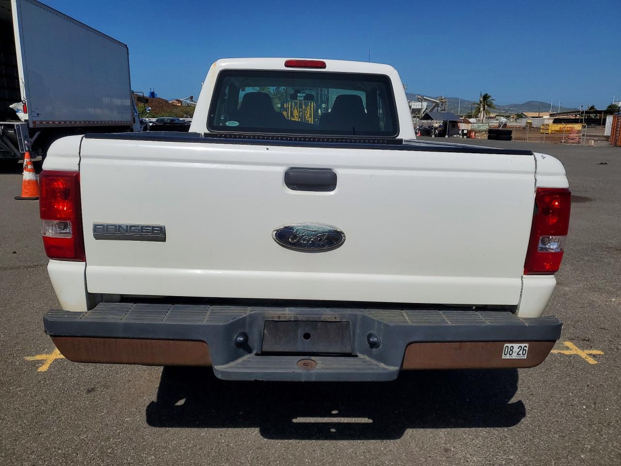 2008 Ford Ranger Super Cab White vin: 1FTYR14D28PA06798