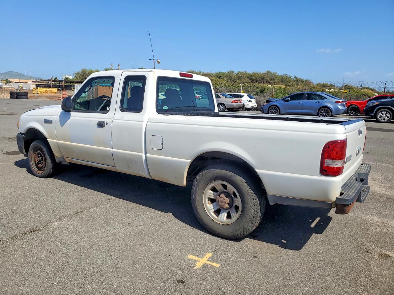 2008 Ford Ranger Super Cab White vin: 1FTYR14D28PA06798