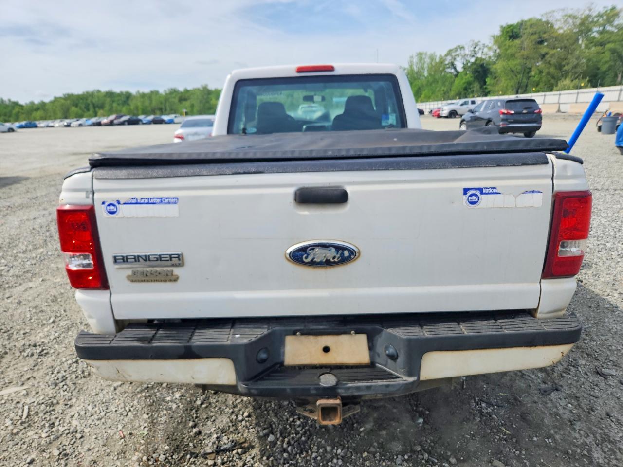 2009 Ford Ranger Super Cab White vin: 1FTYR14D29PA20671