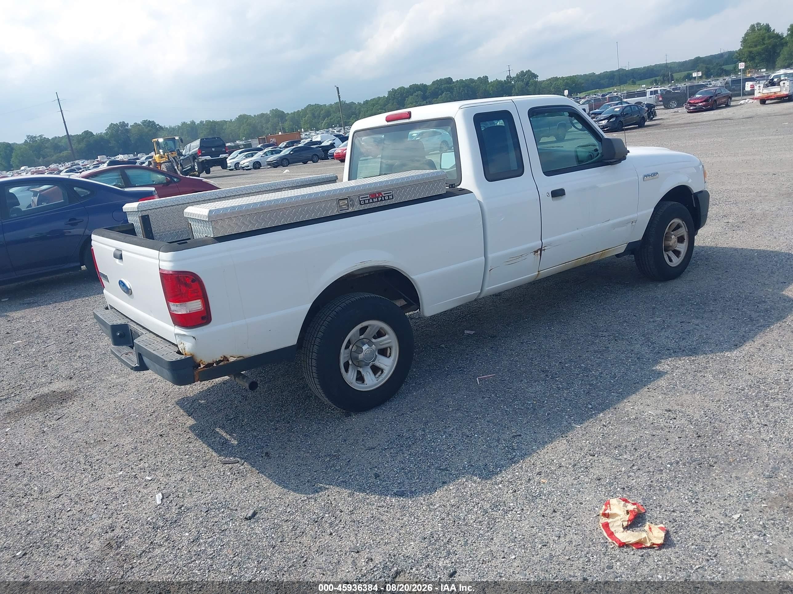 2008 Ford Ranger Xl/xlt White vin: 1FTYR14D38PA53113
