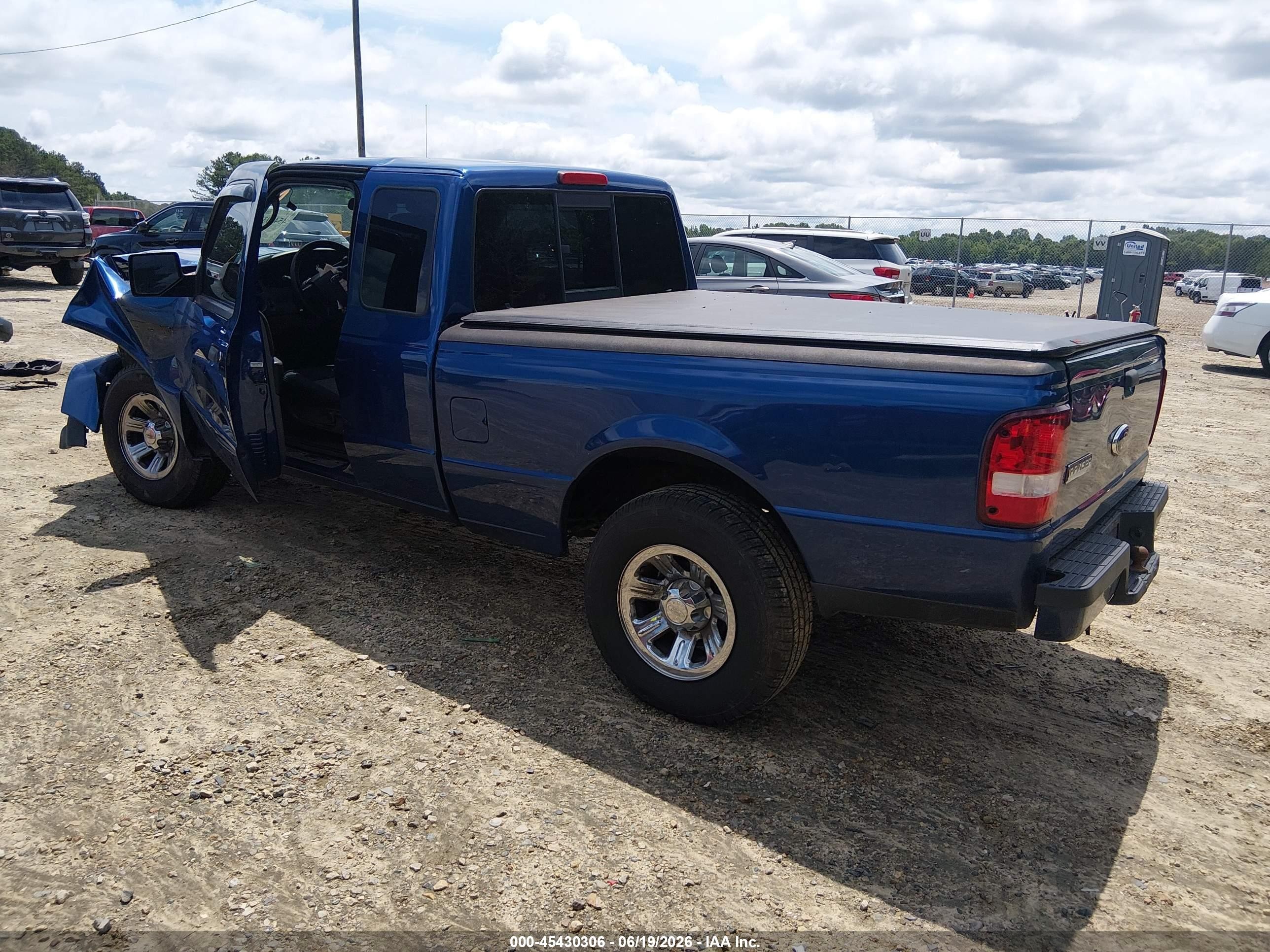2008 Ford Ranger Xl/xlt Blue vin: 1FTYR14D38PB04495