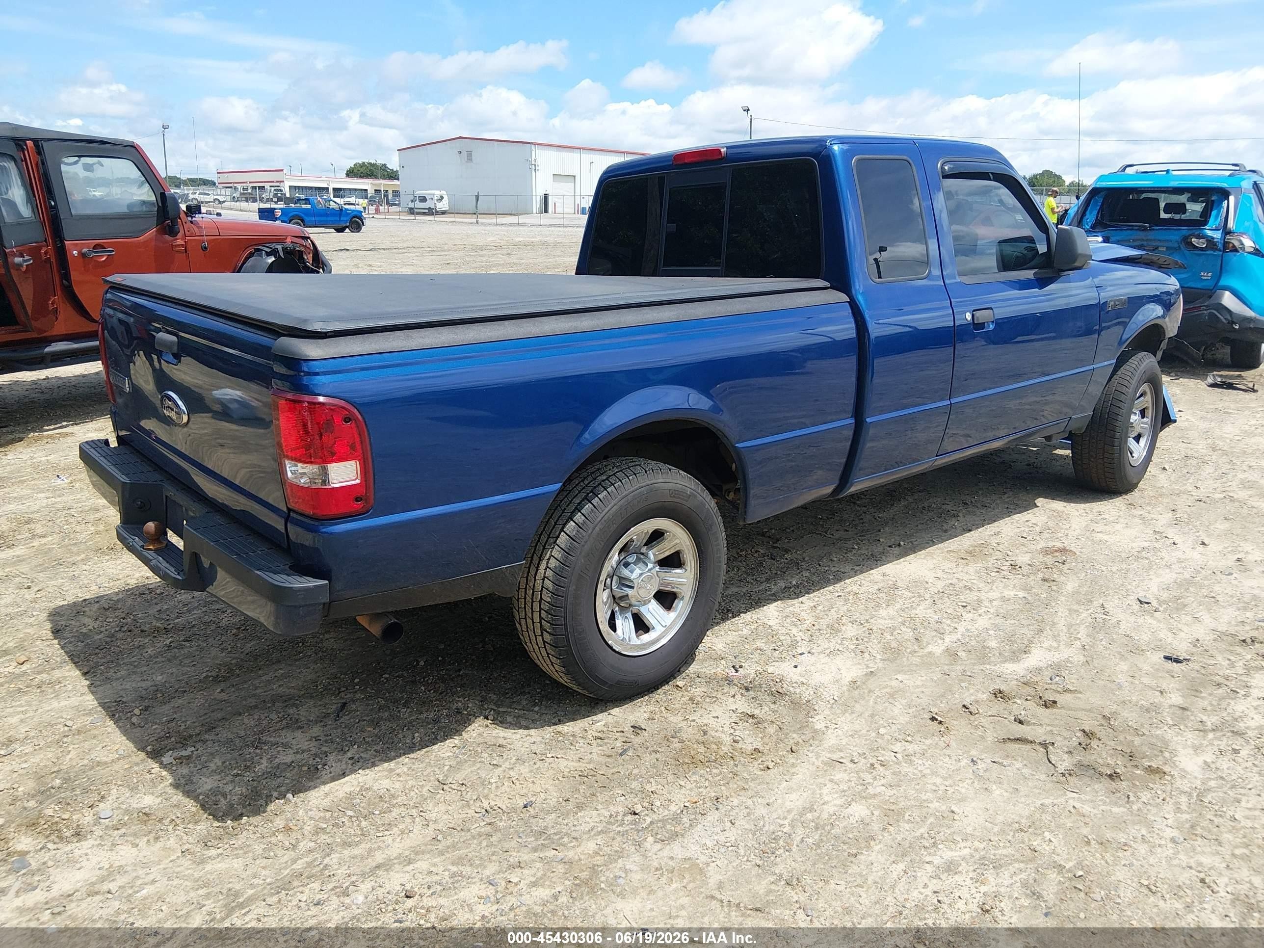 2008 Ford Ranger Xl/xlt Blue vin: 1FTYR14D38PB04495