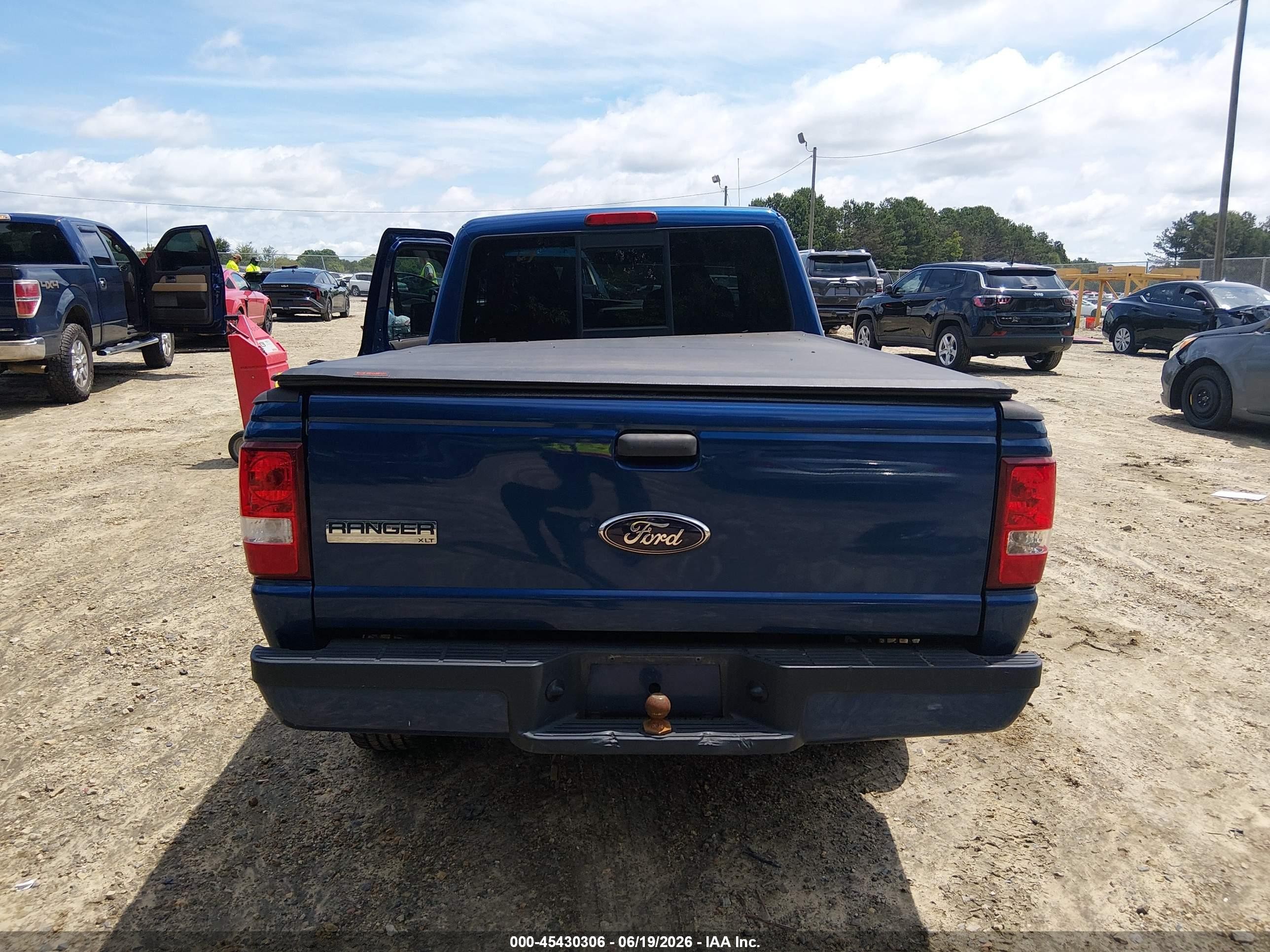 2008 Ford Ranger Xl/xlt Blue vin: 1FTYR14D38PB04495