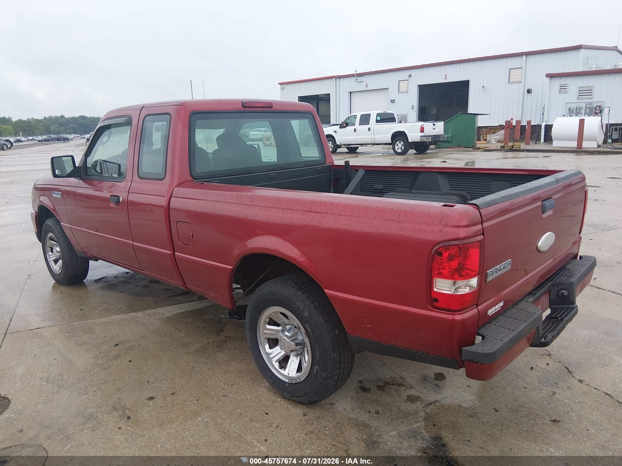 2008 Ford Ranger Xlt Red vin: 1FTYR14D38PB10135
