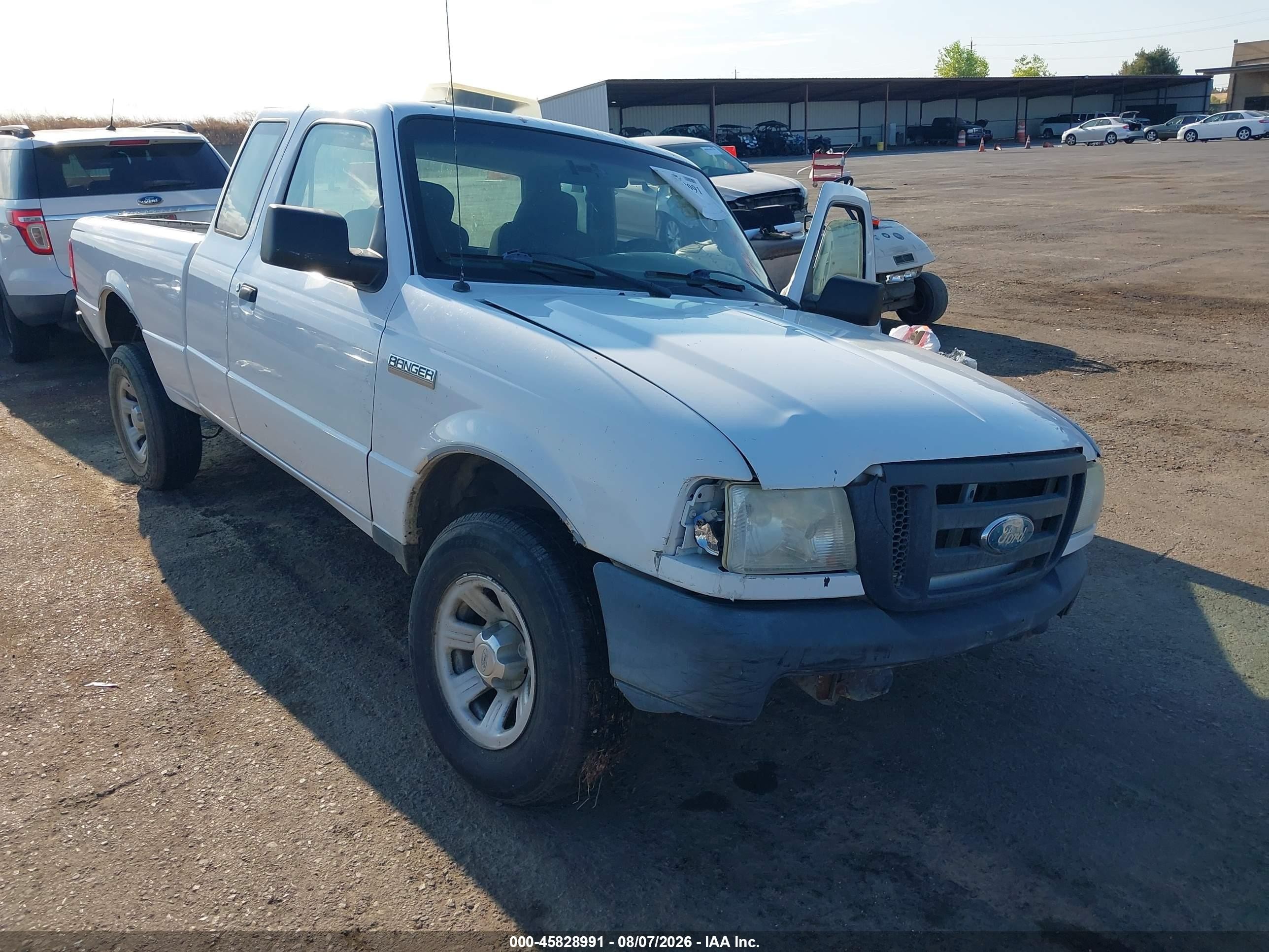 2009 Ford Ranger Xl/xlt Белый vin: 1FTYR14D39PA64923