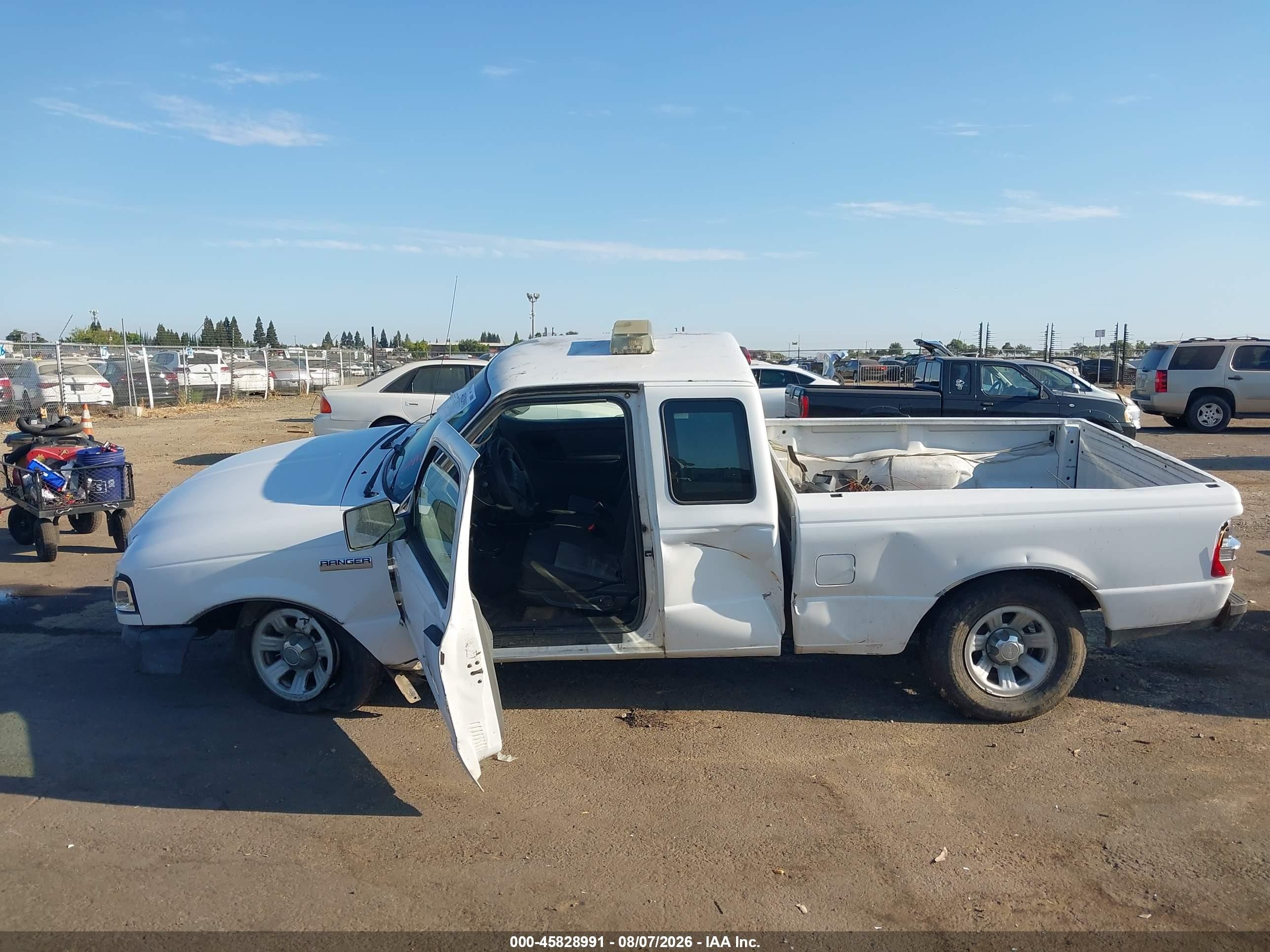 2009 Ford Ranger Xl/xlt White vin: 1FTYR14D39PA64923