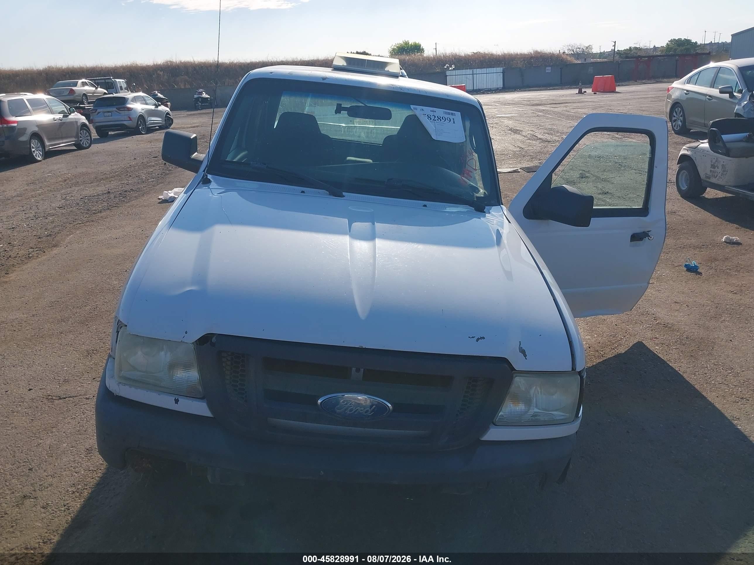2009 Ford Ranger Xl/xlt White vin: 1FTYR14D39PA64923