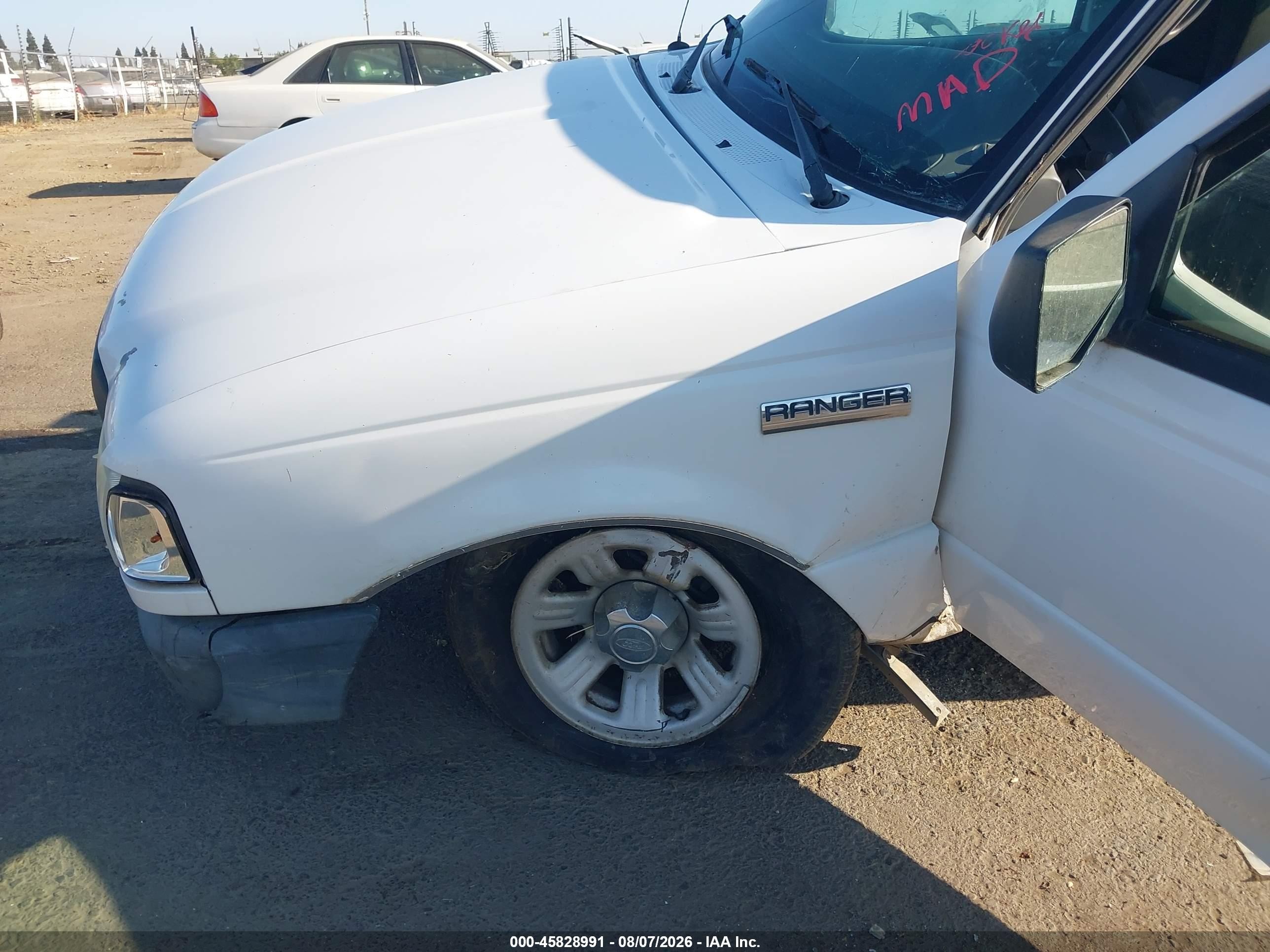 2009 Ford Ranger Xl/xlt White vin: 1FTYR14D39PA64923