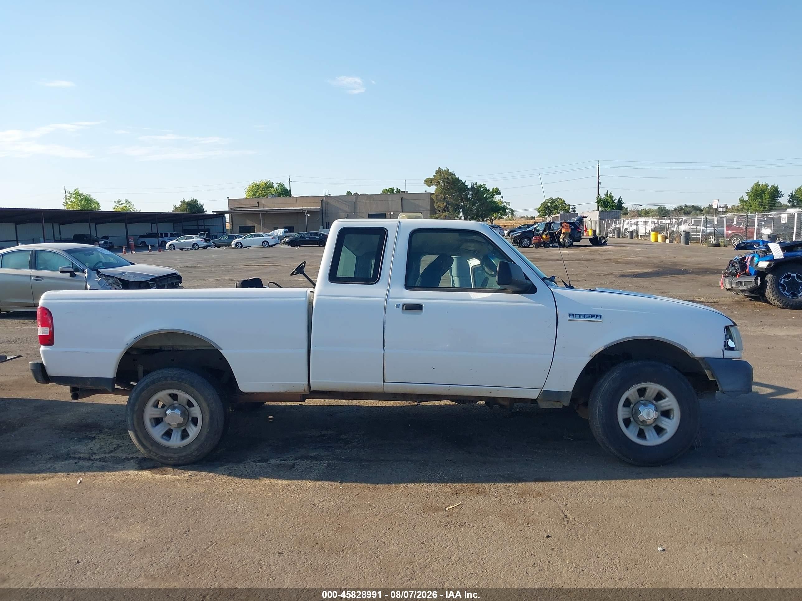 2009 Ford Ranger Xl/xlt White vin: 1FTYR14D39PA64923