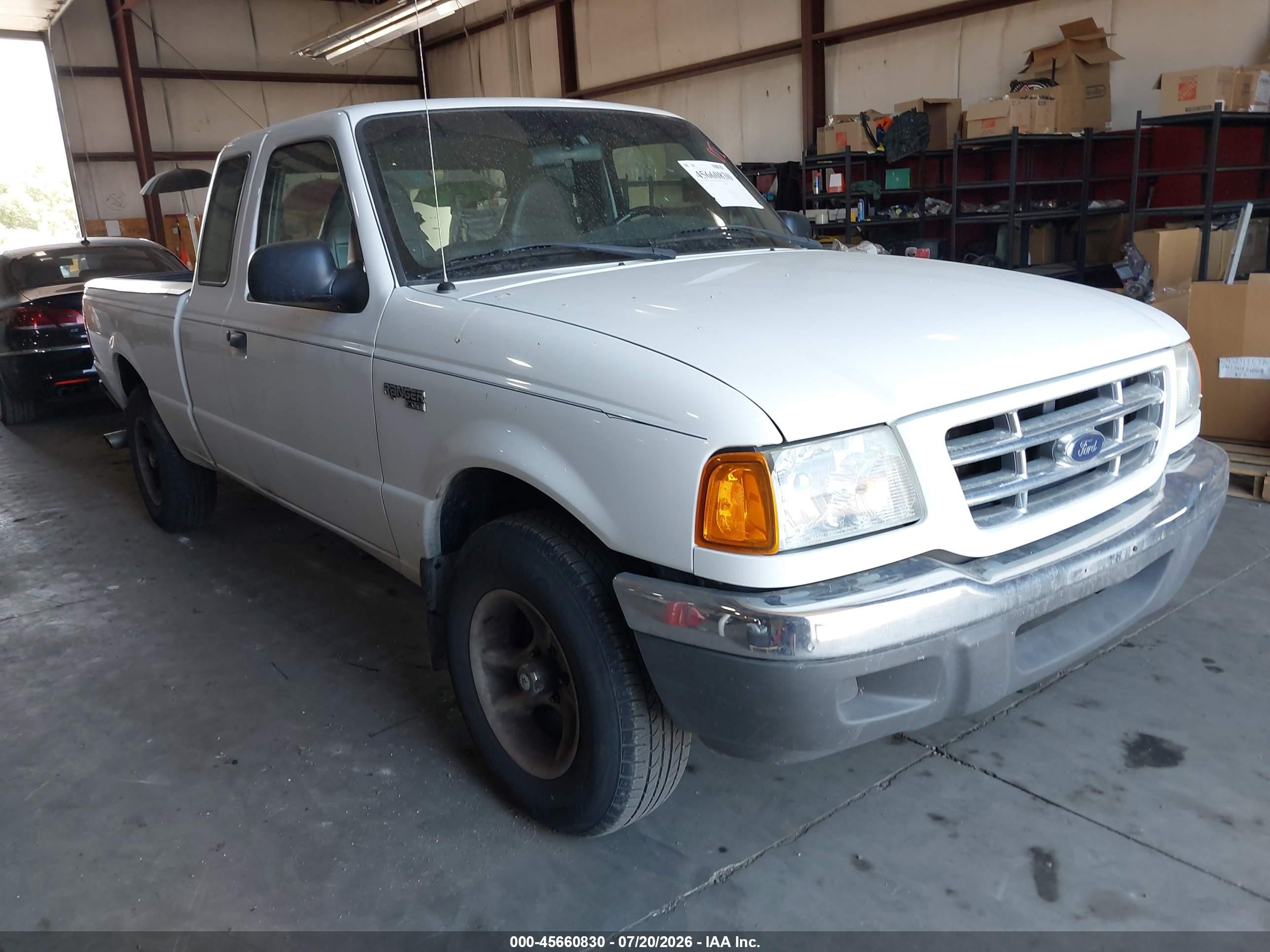 2002 Ford Ranger Xl/xlt White vin: 1FTYR14D42PA87407