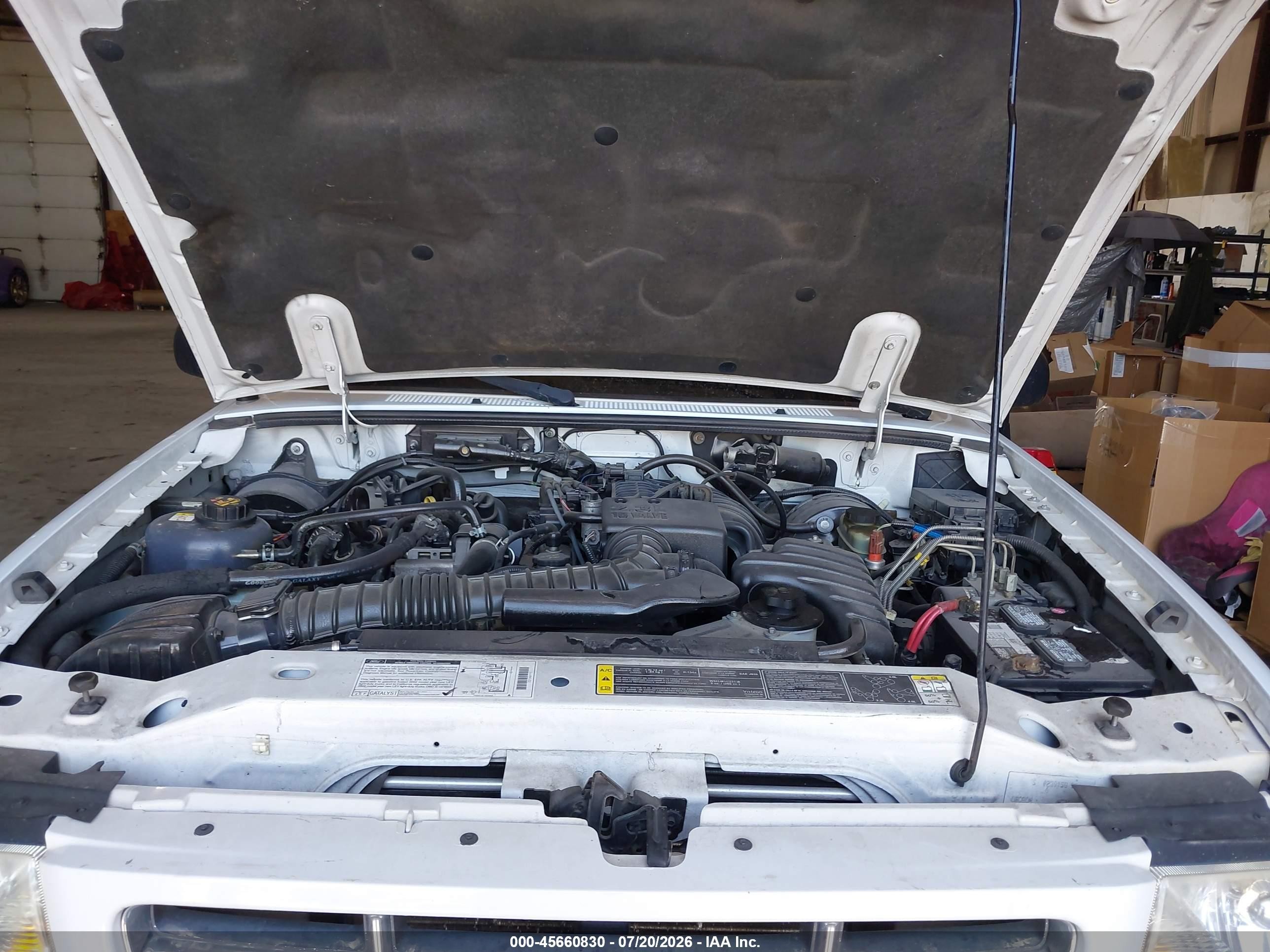 2002 Ford Ranger Xl/xlt White vin: 1FTYR14D42PA87407