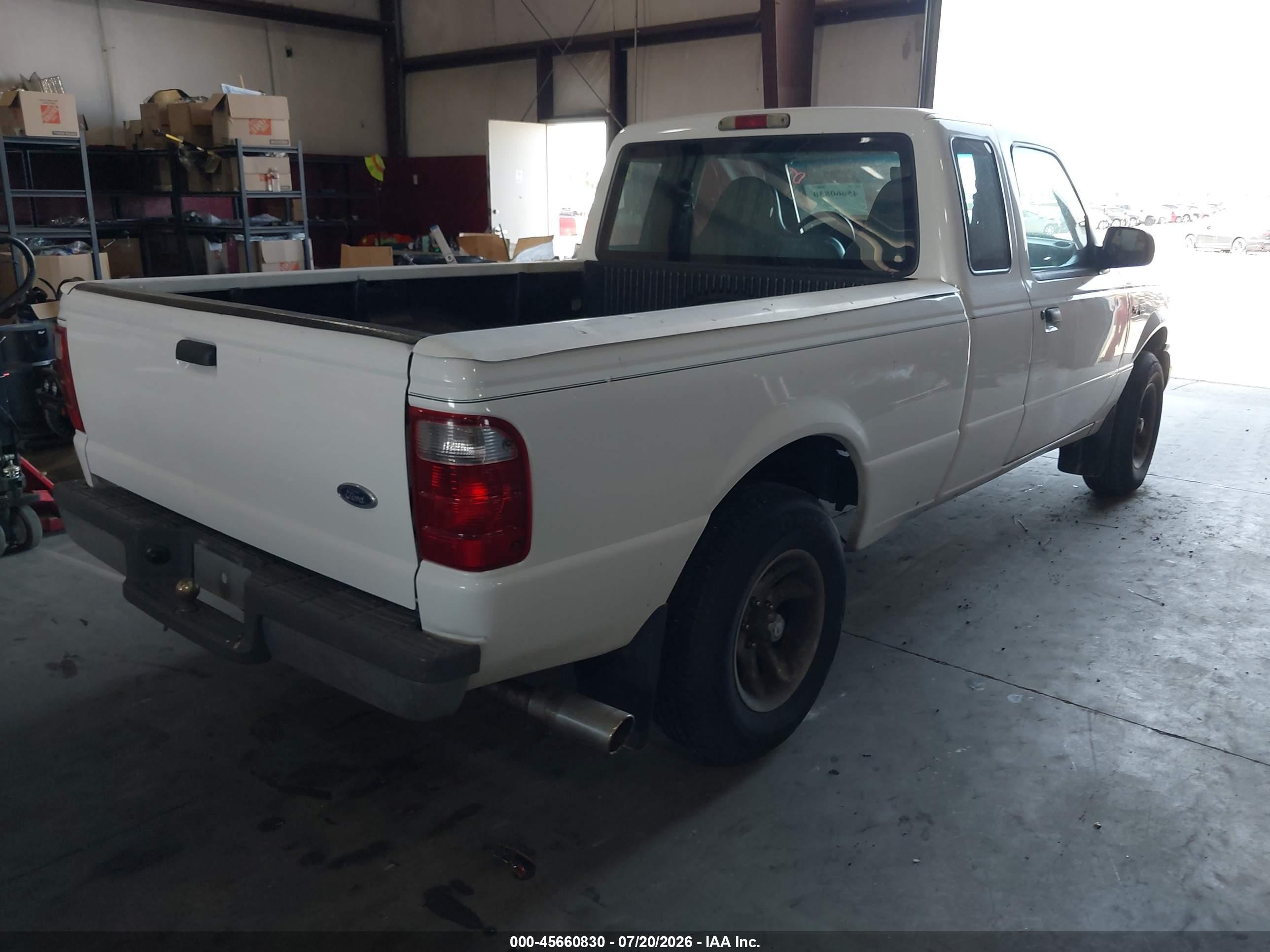 2002 Ford Ranger Xl/xlt White vin: 1FTYR14D42PA87407
