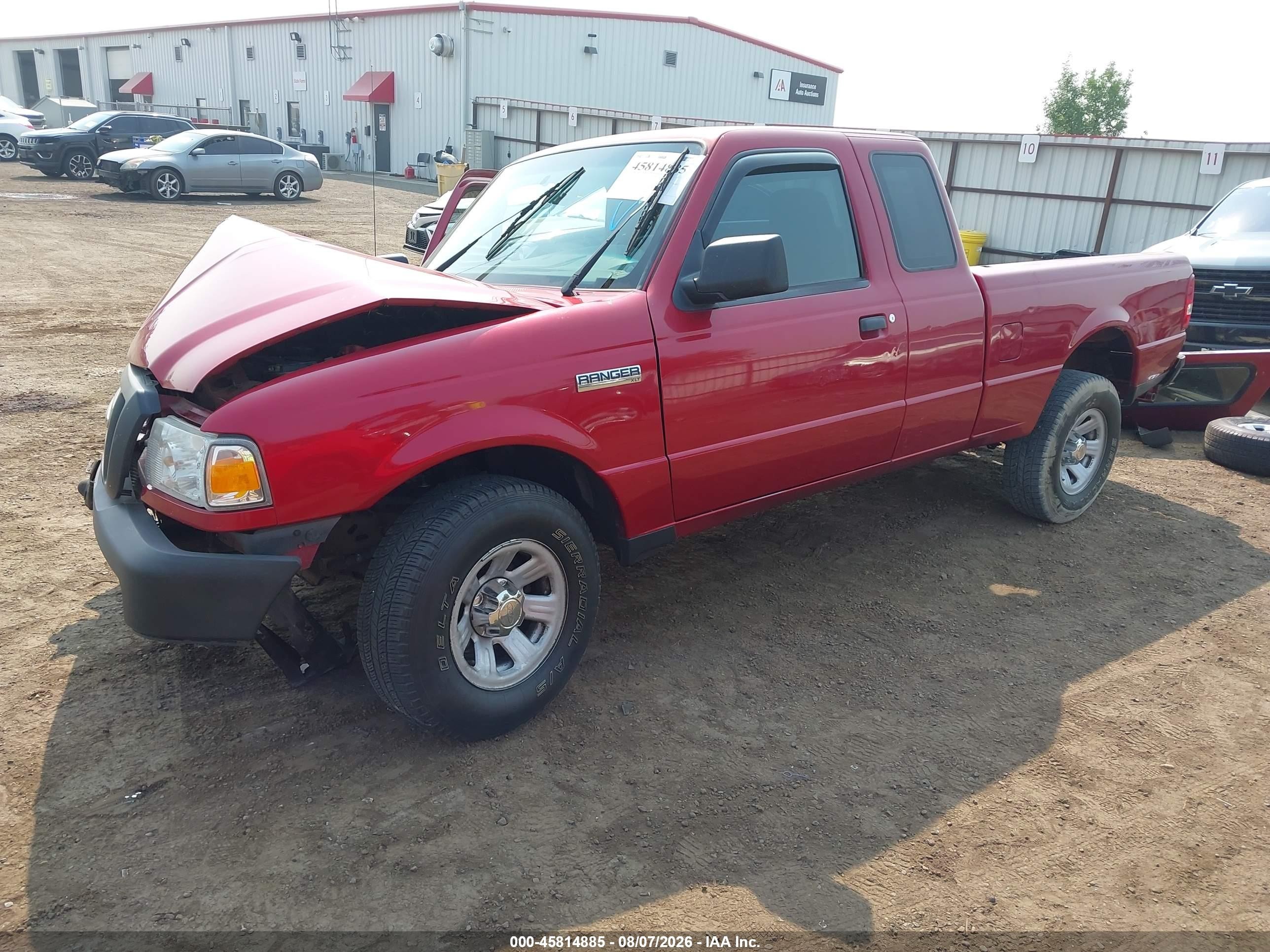 2007 Ford Ranger Stx/xl/xlt Red vin: 1FTYR14D47PA43057