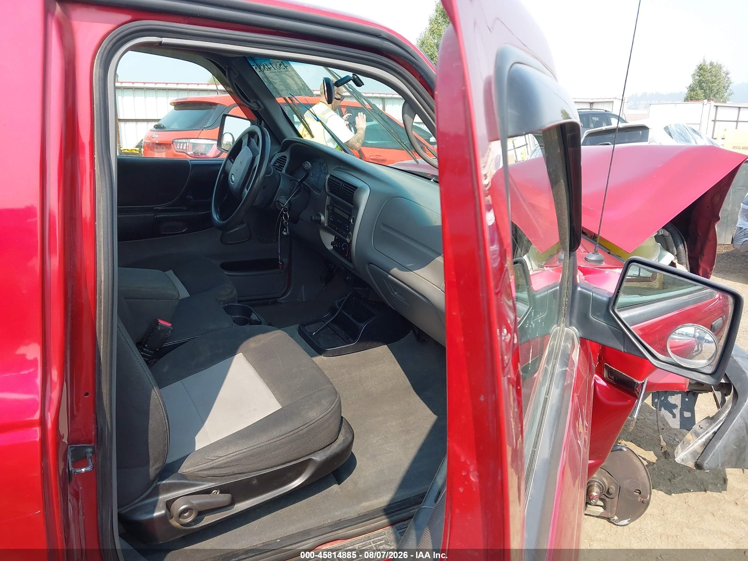 2007 Ford Ranger Stx/xl/xlt Red vin: 1FTYR14D47PA43057