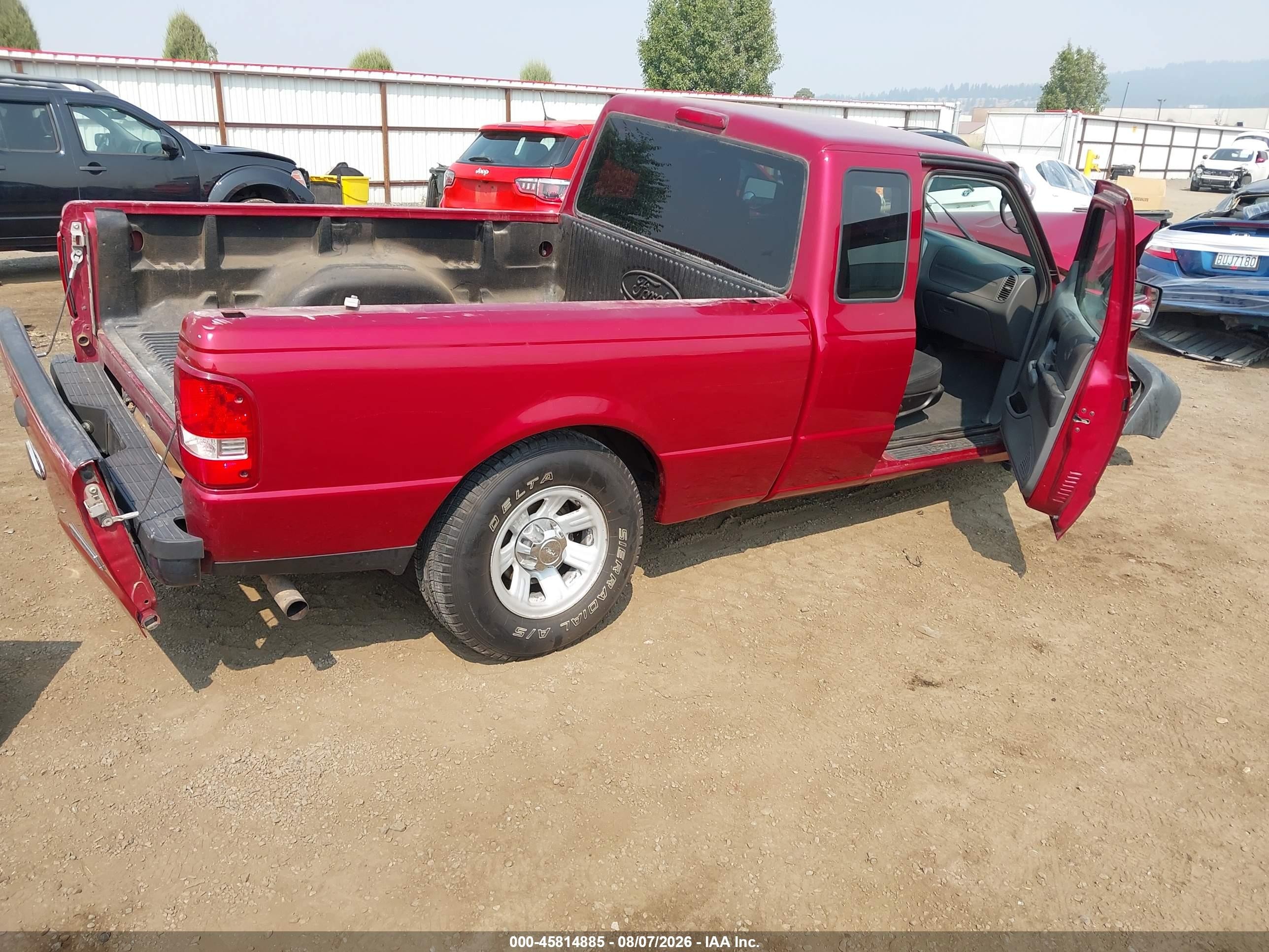 2007 Ford Ranger Stx/xl/xlt Red vin: 1FTYR14D47PA43057
