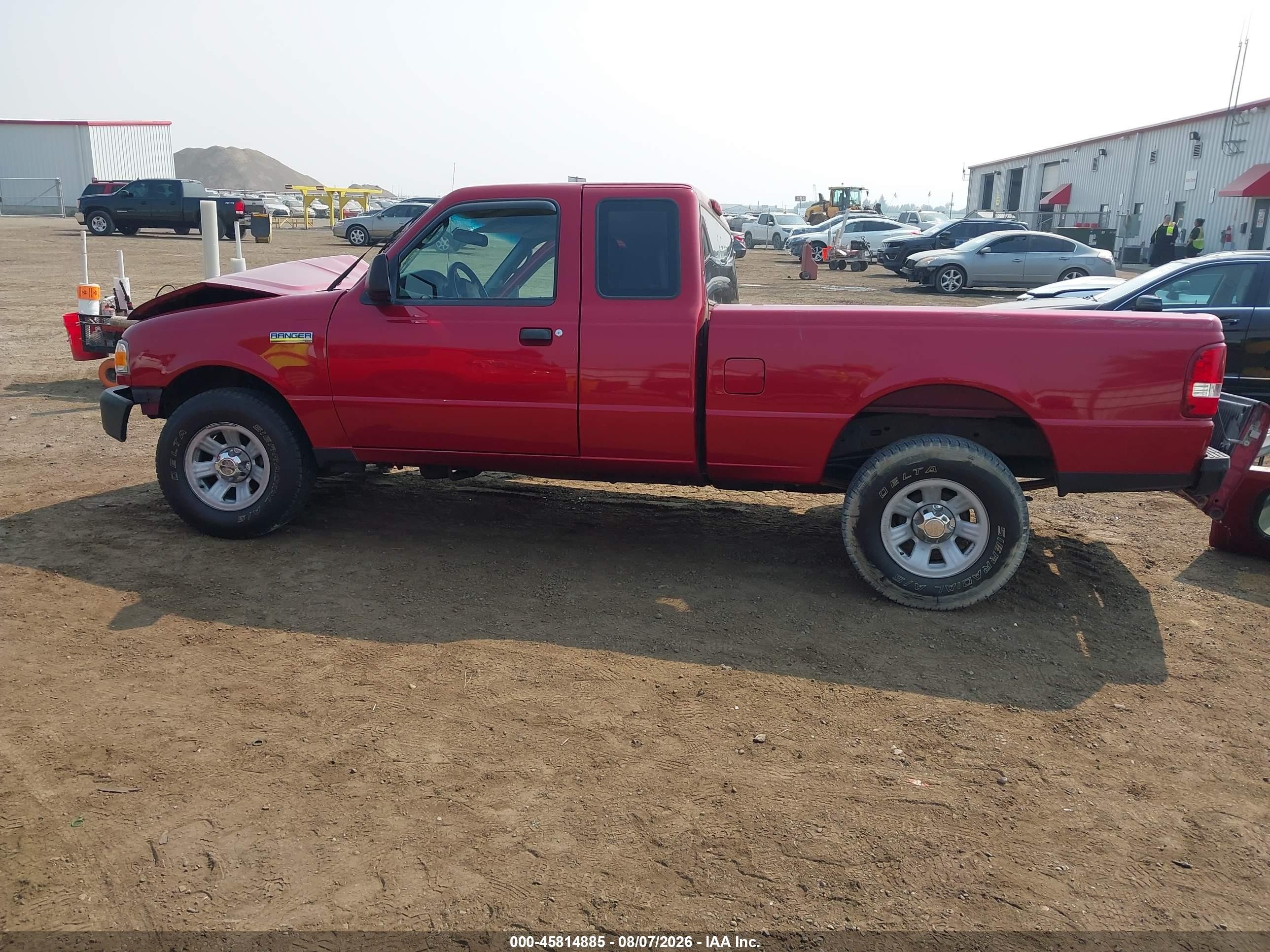 2007 Ford Ranger Stx/xl/xlt Red vin: 1FTYR14D47PA43057