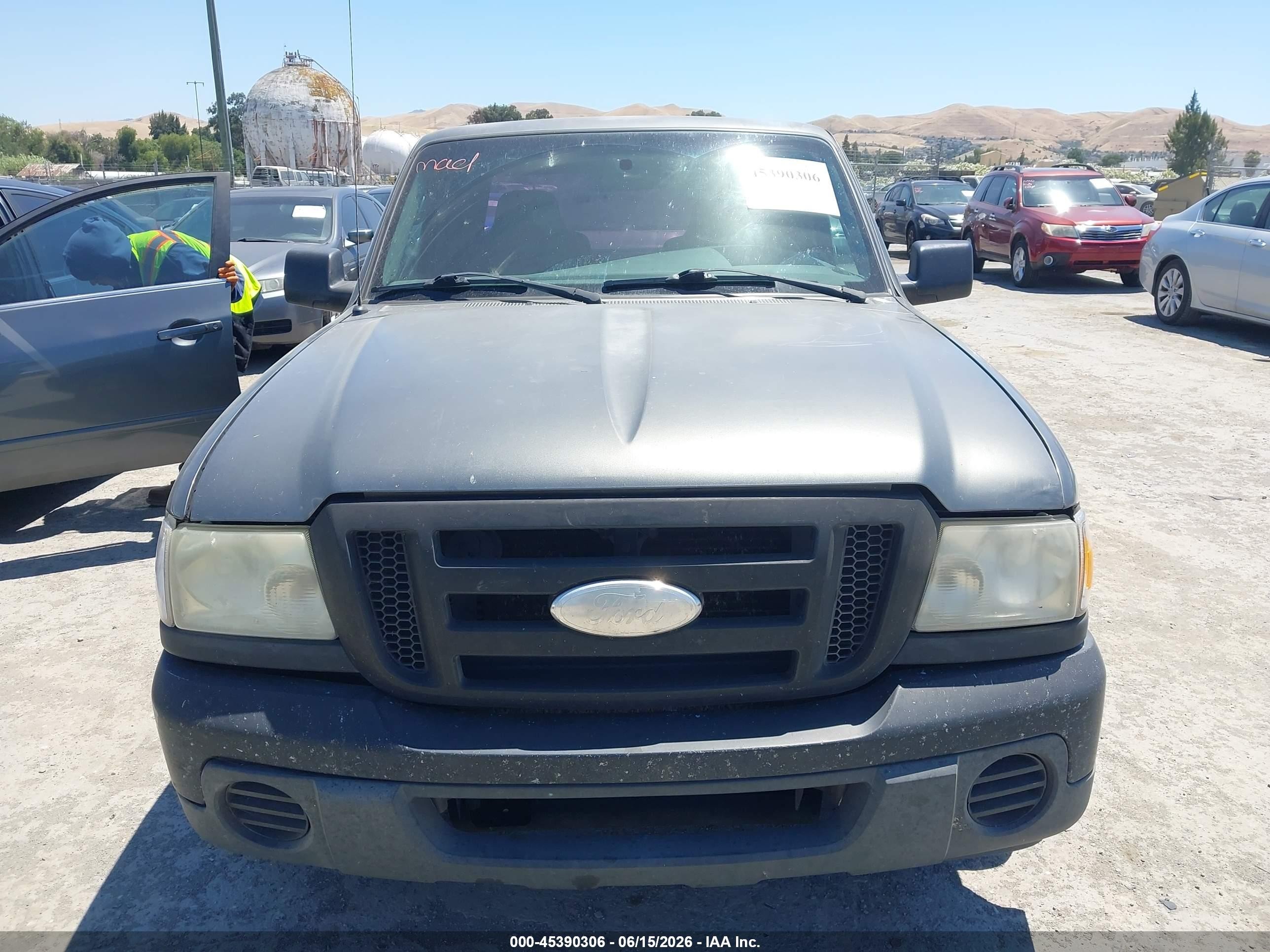 2008 Ford Ranger Xl/xlt Gray vin: 1FTYR14D58PA41593