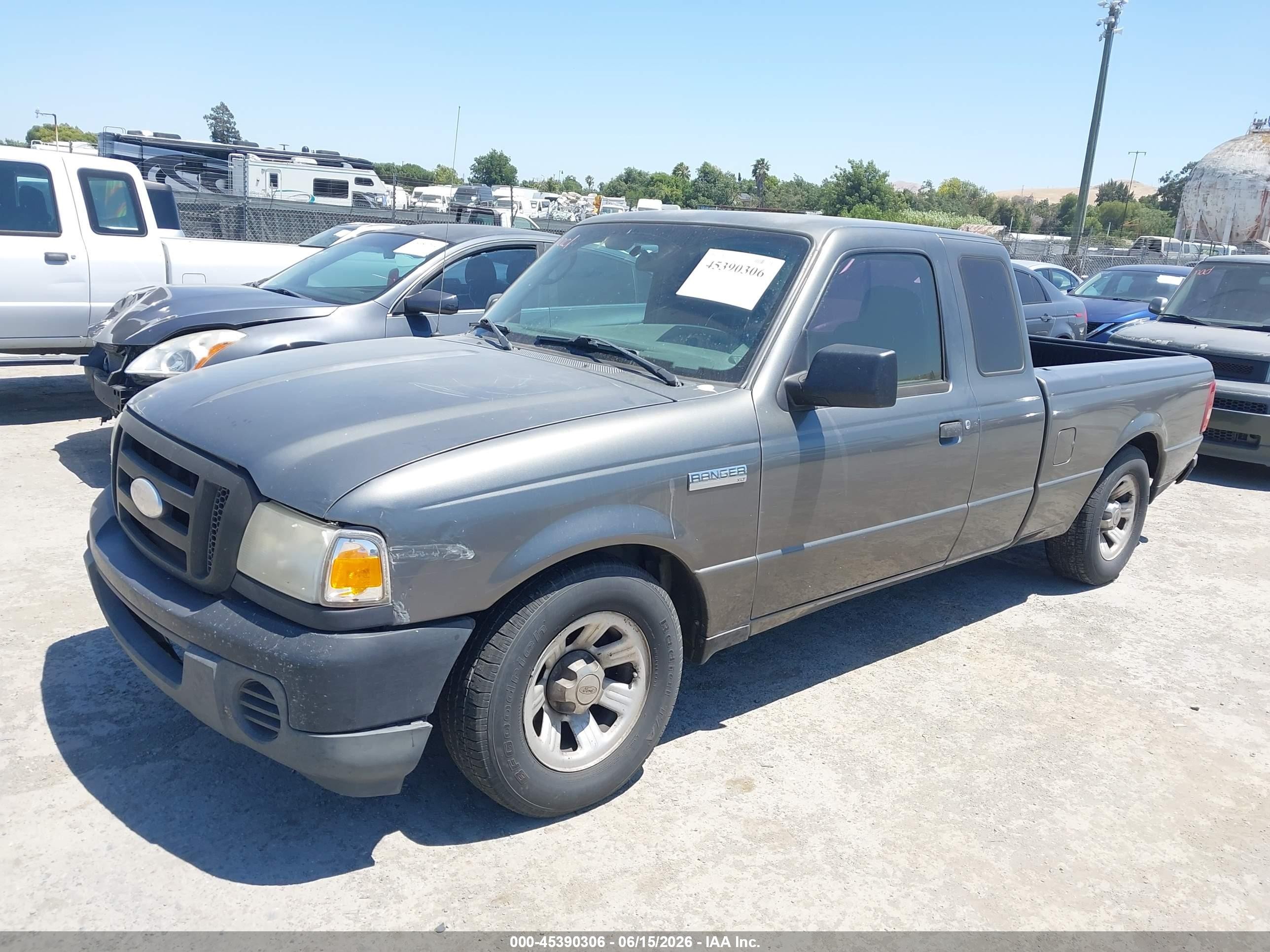 2008 Ford Ranger Xl/xlt Gray vin: 1FTYR14D58PA41593
