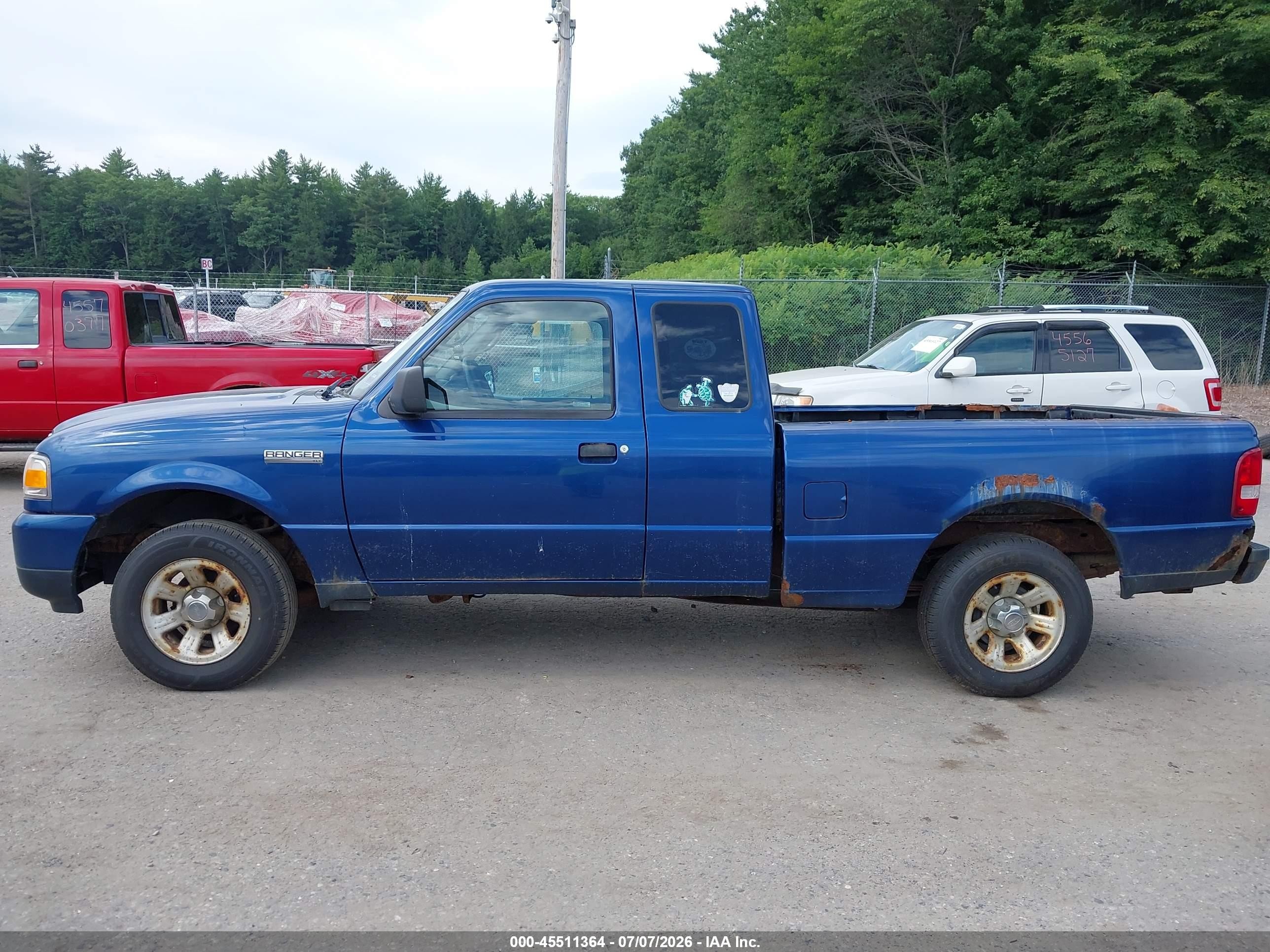 2009 Ford Ranger Xl/xlt Синий vin: 1FTYR14D59PA11303