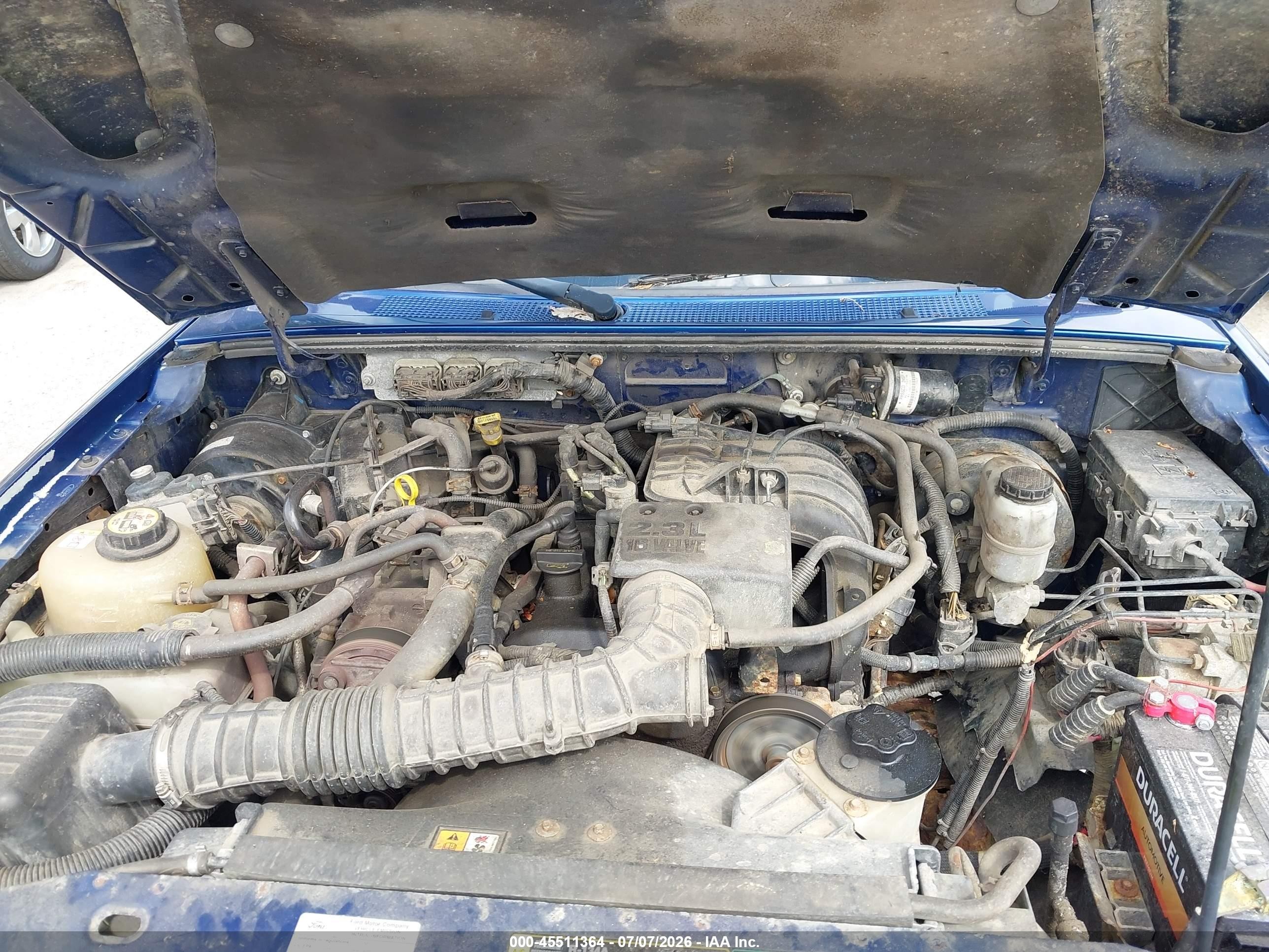 2009 Ford Ranger Xl/xlt Синий vin: 1FTYR14D59PA11303