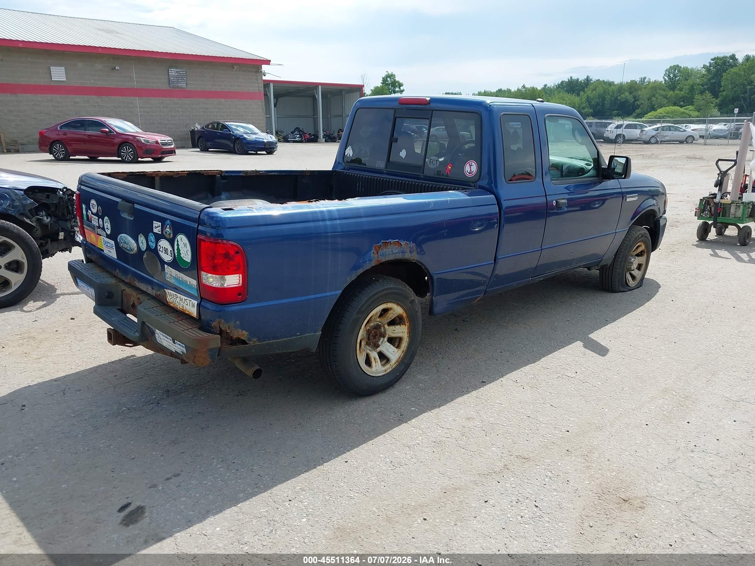 2009 Ford Ranger Xl/xlt Синий vin: 1FTYR14D59PA11303