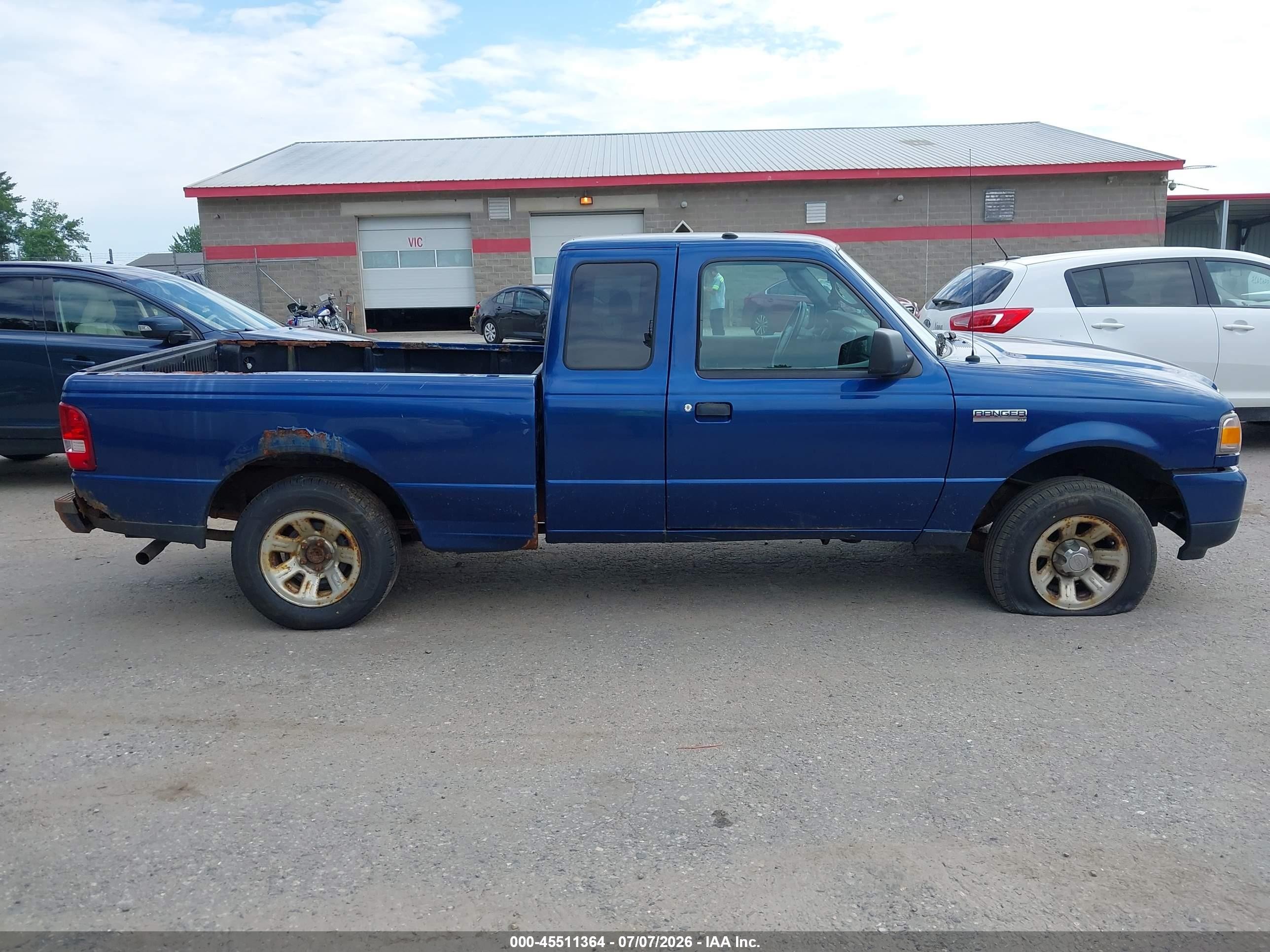 2009 Ford Ranger Xl/xlt Синий vin: 1FTYR14D59PA11303