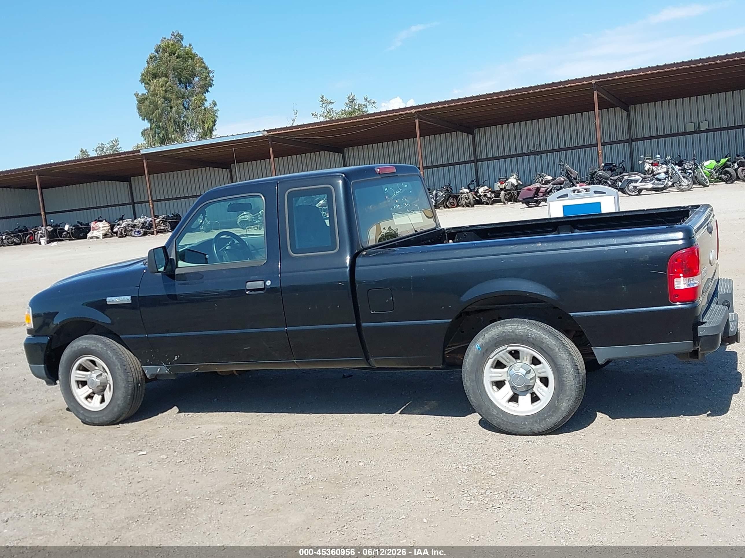2009 Ford Ranger Xl/xlt Black vin: 1FTYR14D59PA68195