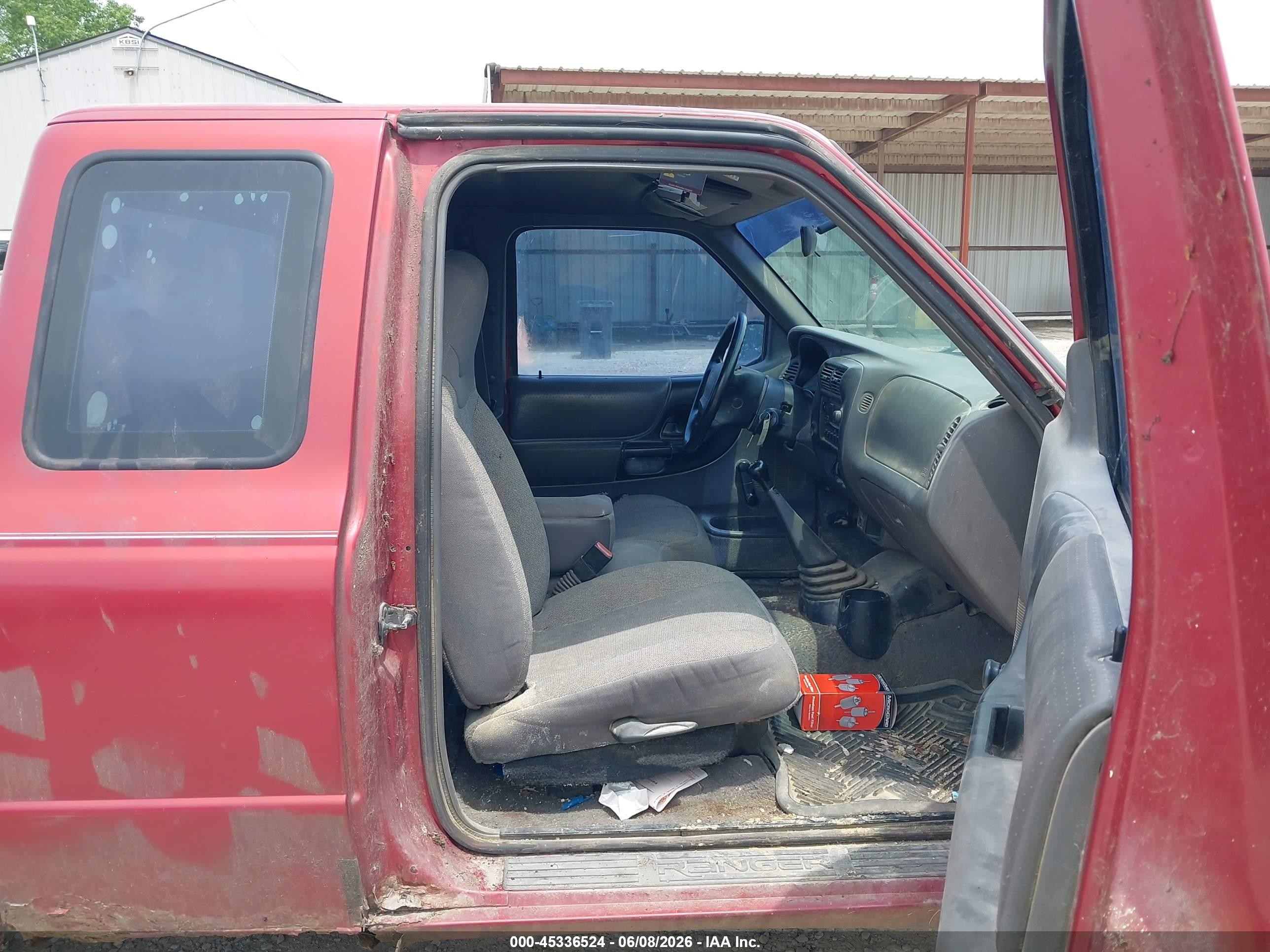 2001 Ford Ranger Xl/xlt Red vin: 1FTYR14D61PB09230