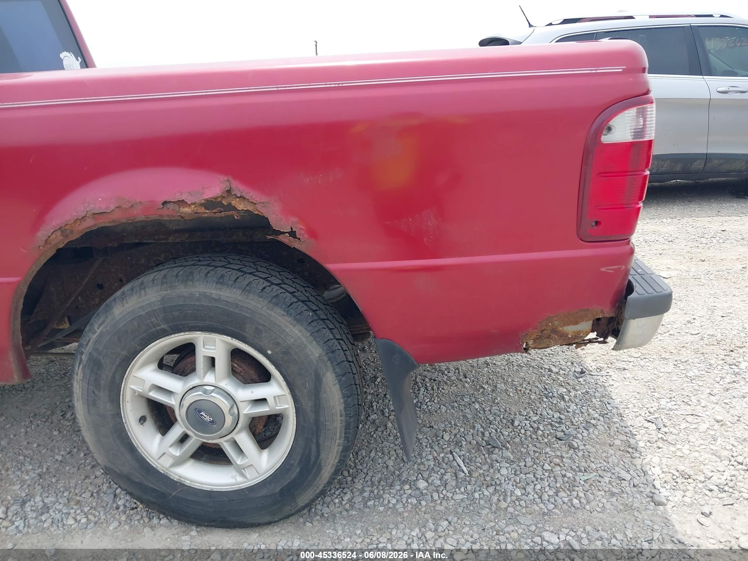 2001 Ford Ranger Xl/xlt Red vin: 1FTYR14D61PB09230