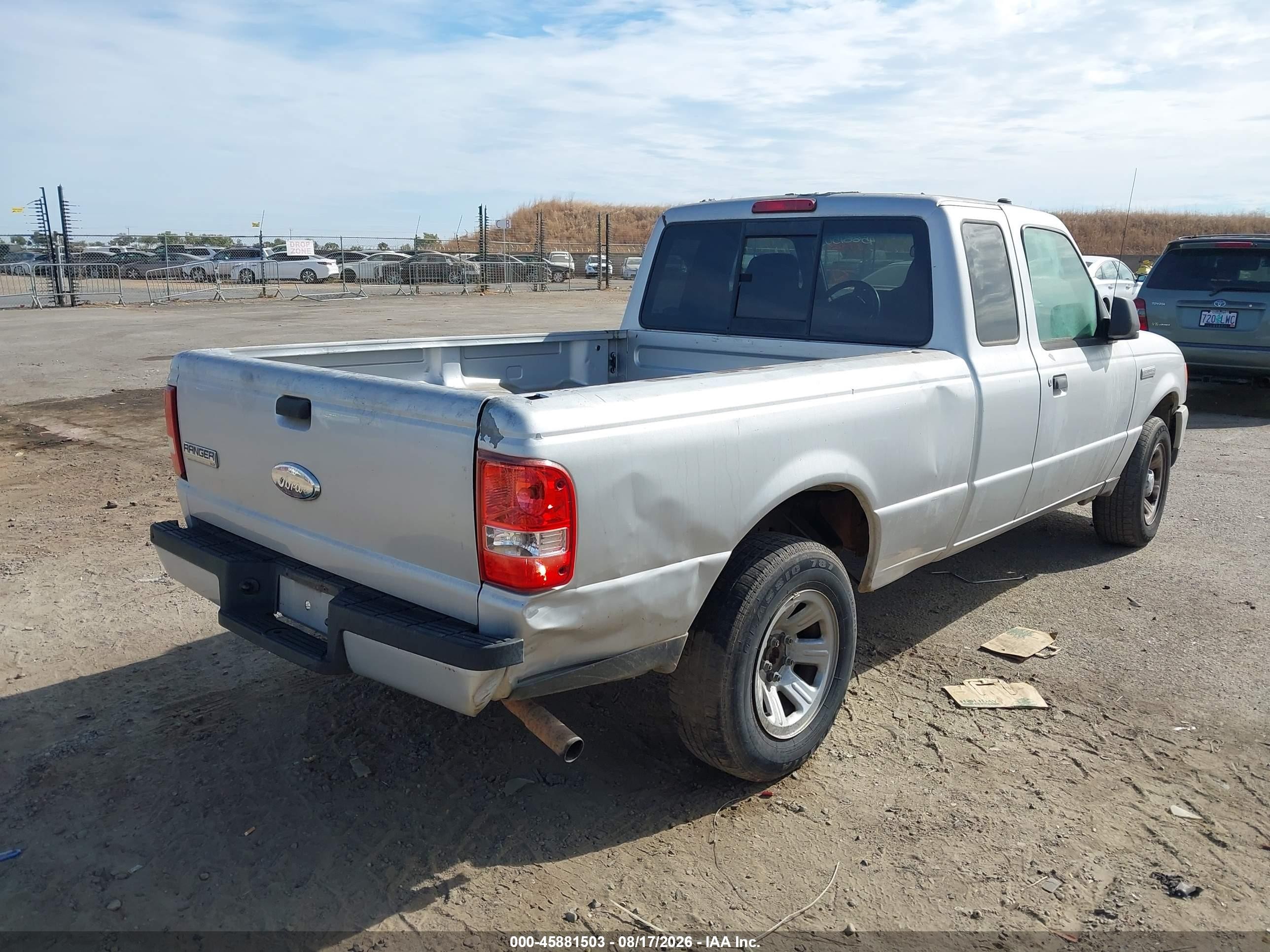 2008 Ford Ranger Xl/xlt Gray vin: 1FTYR14D68PB16463