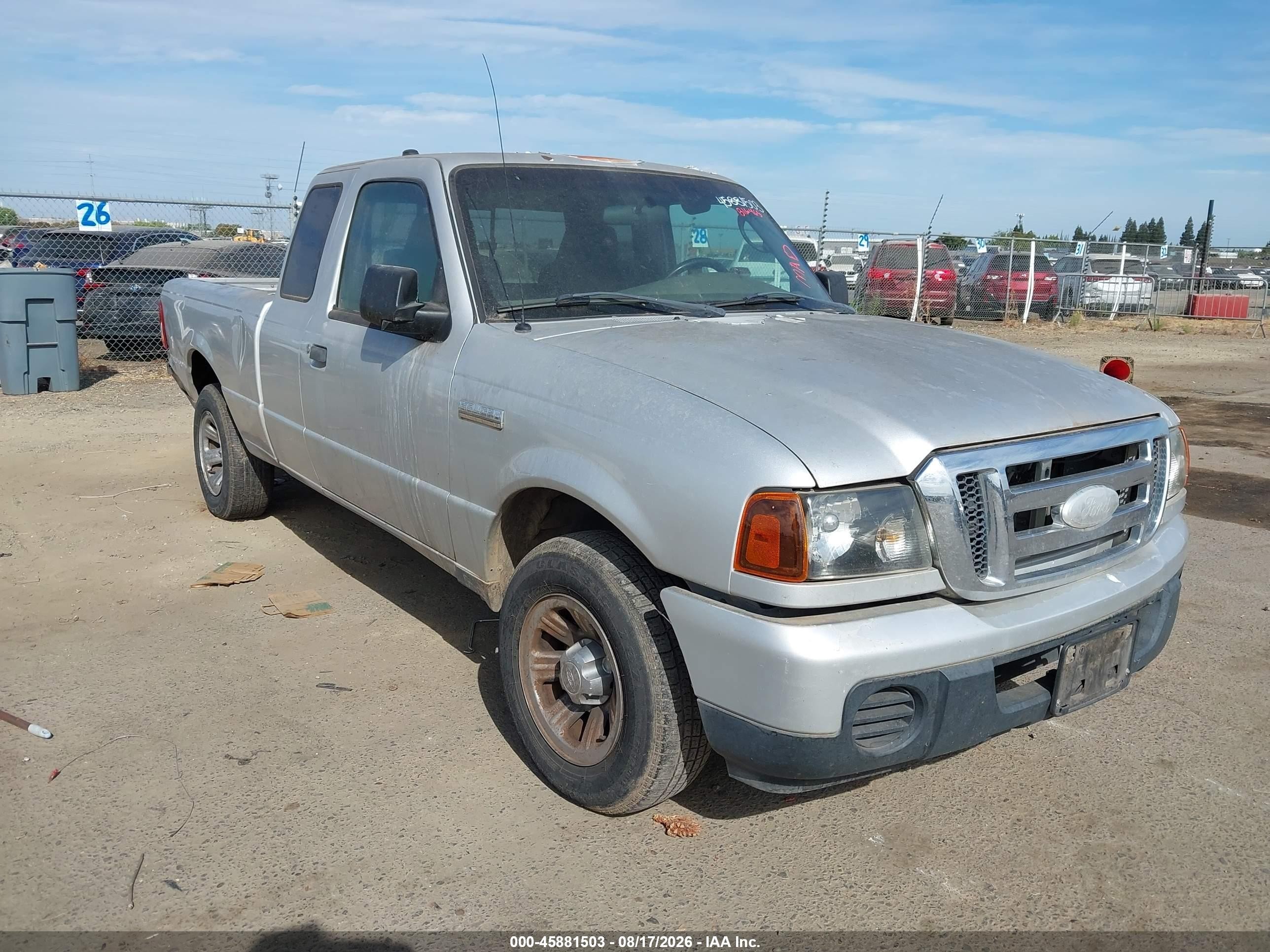 2008 Ford Ranger Xl/xlt Gray vin: 1FTYR14D68PB16463
