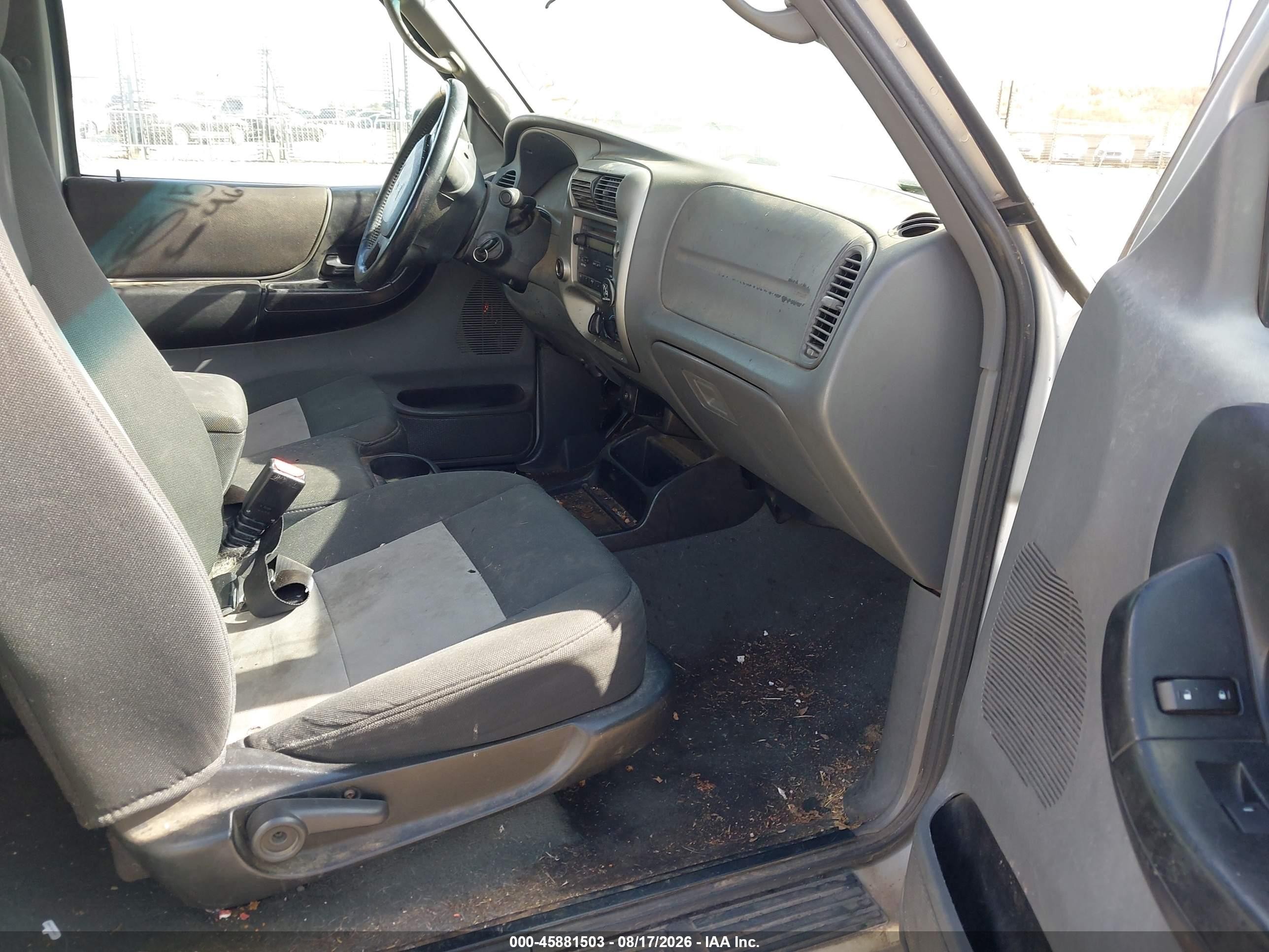 2008 Ford Ranger Xl/xlt Gray vin: 1FTYR14D68PB16463