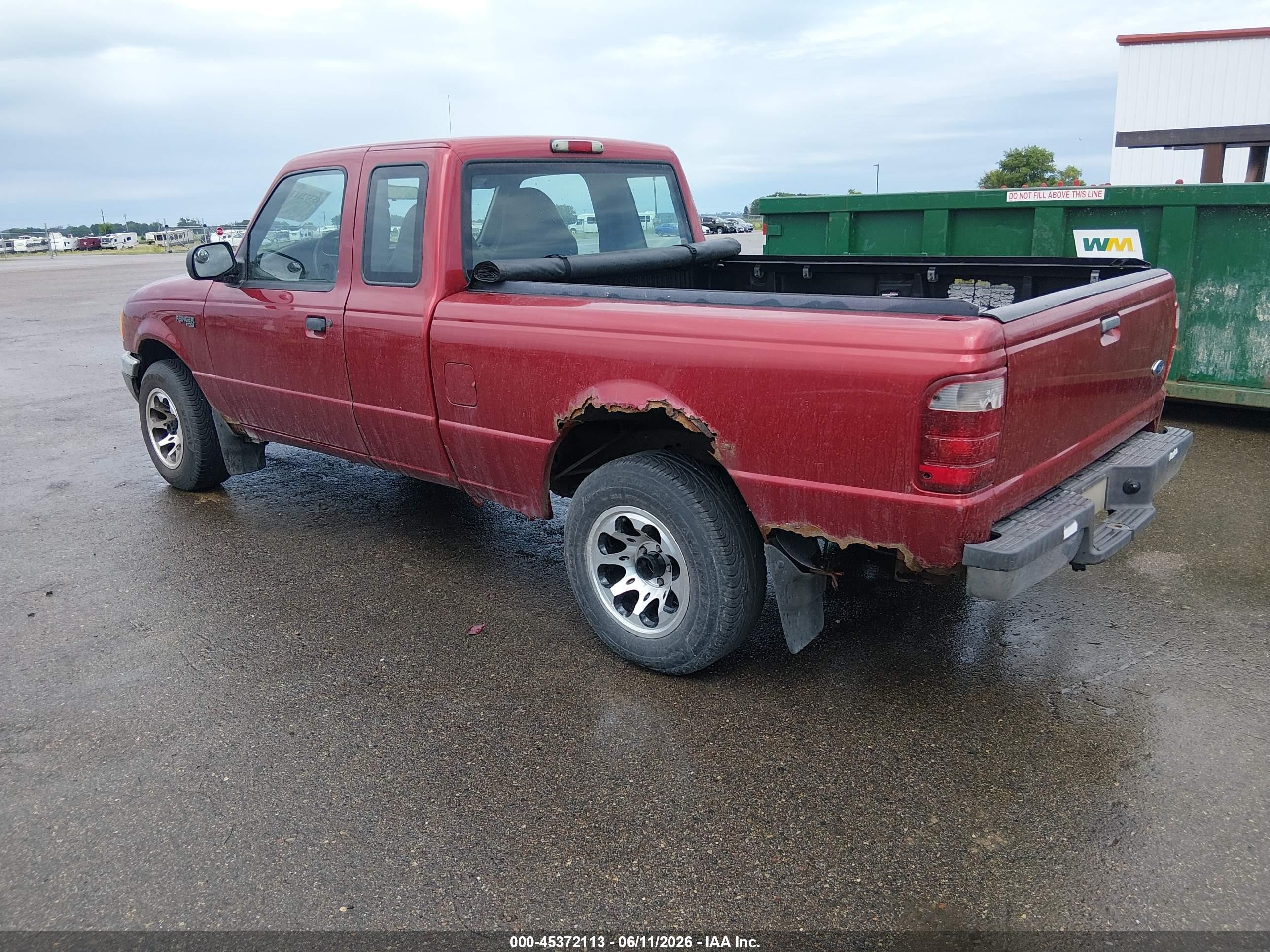 2001 Ford Ranger Xl/xlt Red vin: 1FTYR14D71PB69145