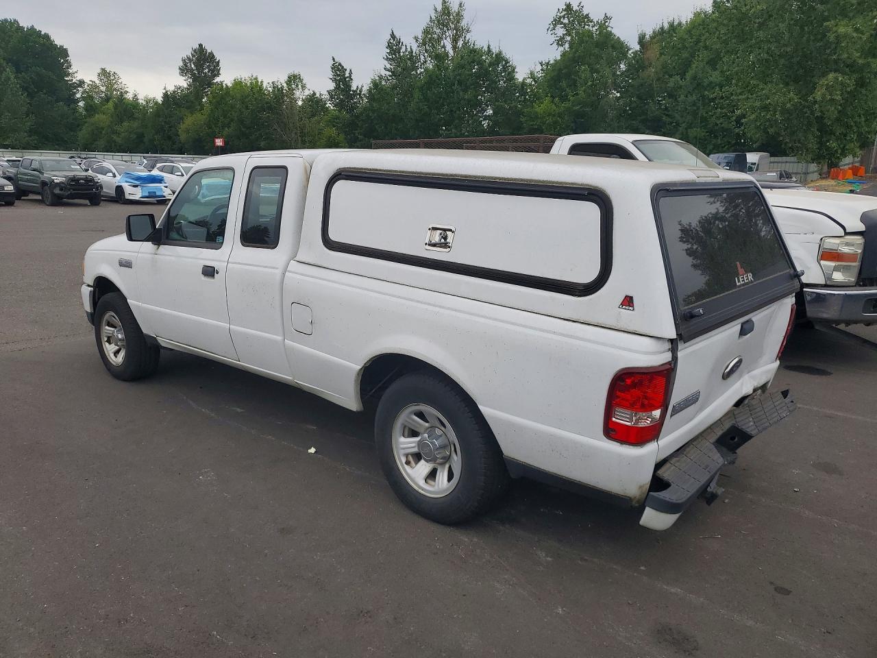 2009 Ford Ranger Super Cab White vin: 1FTYR14D79PA01646