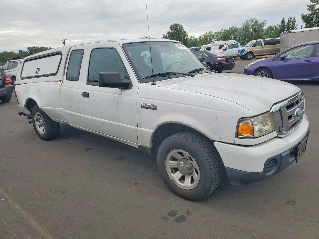 2009 Ford Ranger Super Cab White vin: 1FTYR14D79PA01646