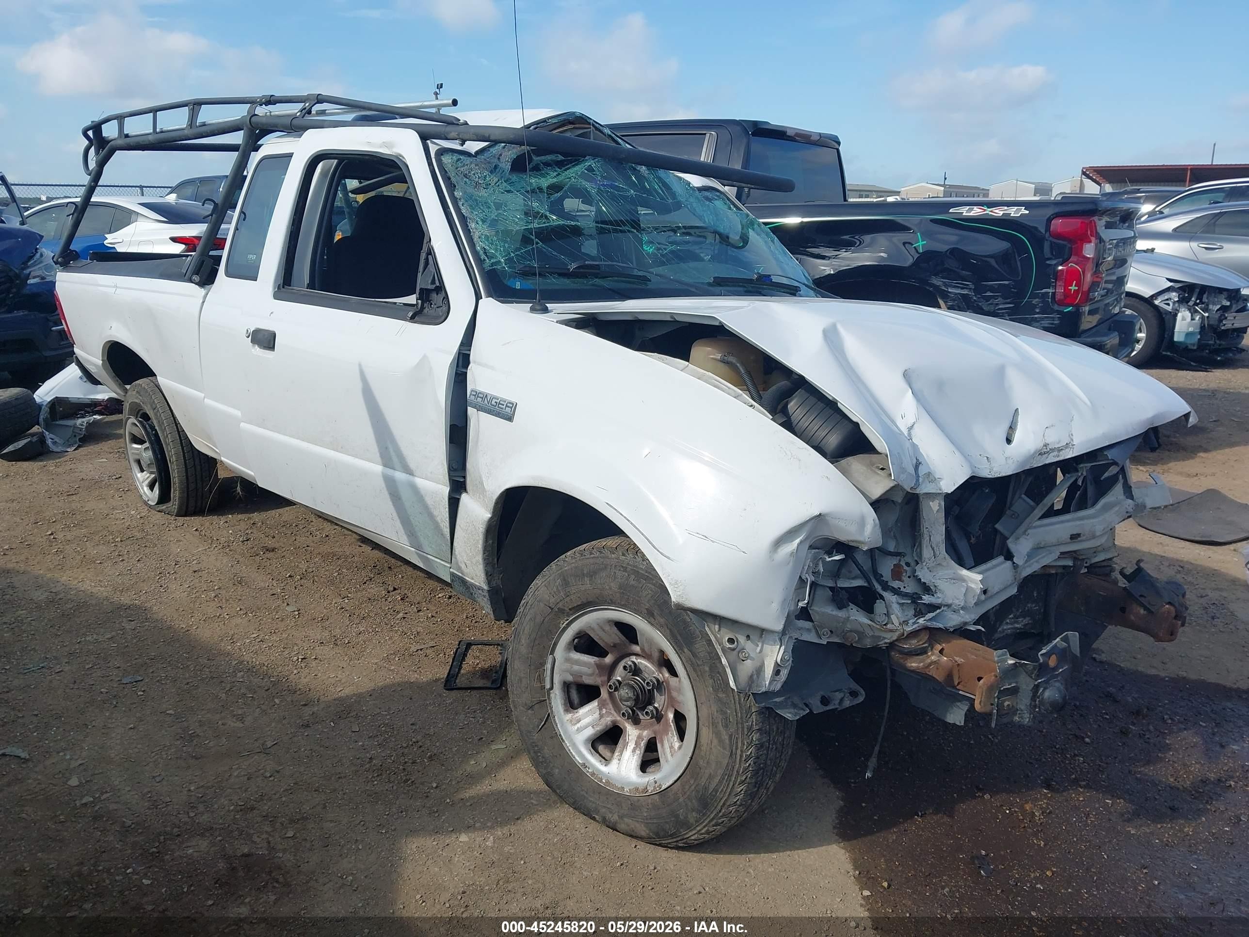 2009 Ford Ranger Xl/xlt White vin: 1FTYR14D79PA28622
