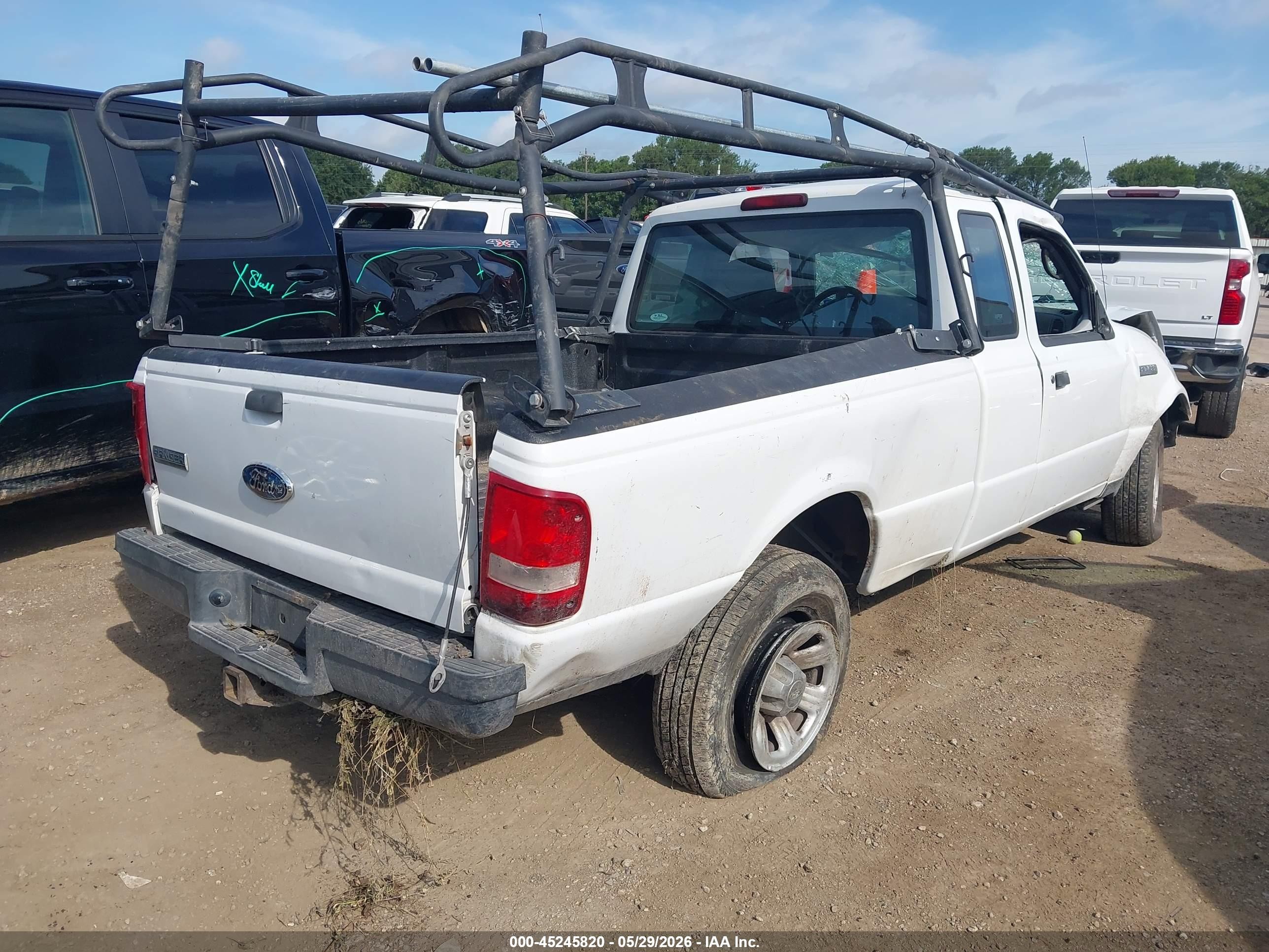 2009 Ford Ranger Xl/xlt White vin: 1FTYR14D79PA28622