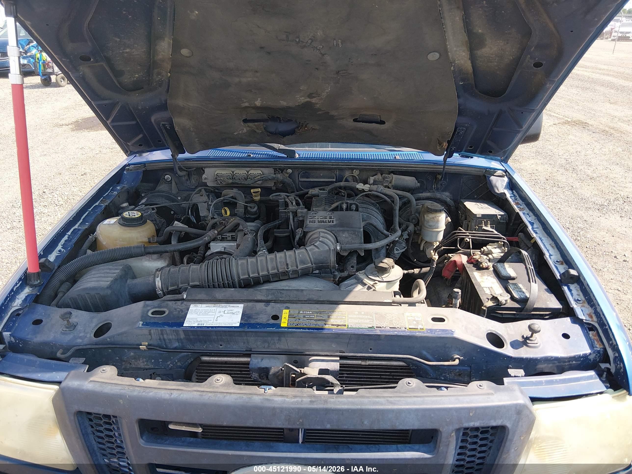 2007 Ford Ranger Stx/xl/xlt Blue vin: 1FTYR14D97PA85918
