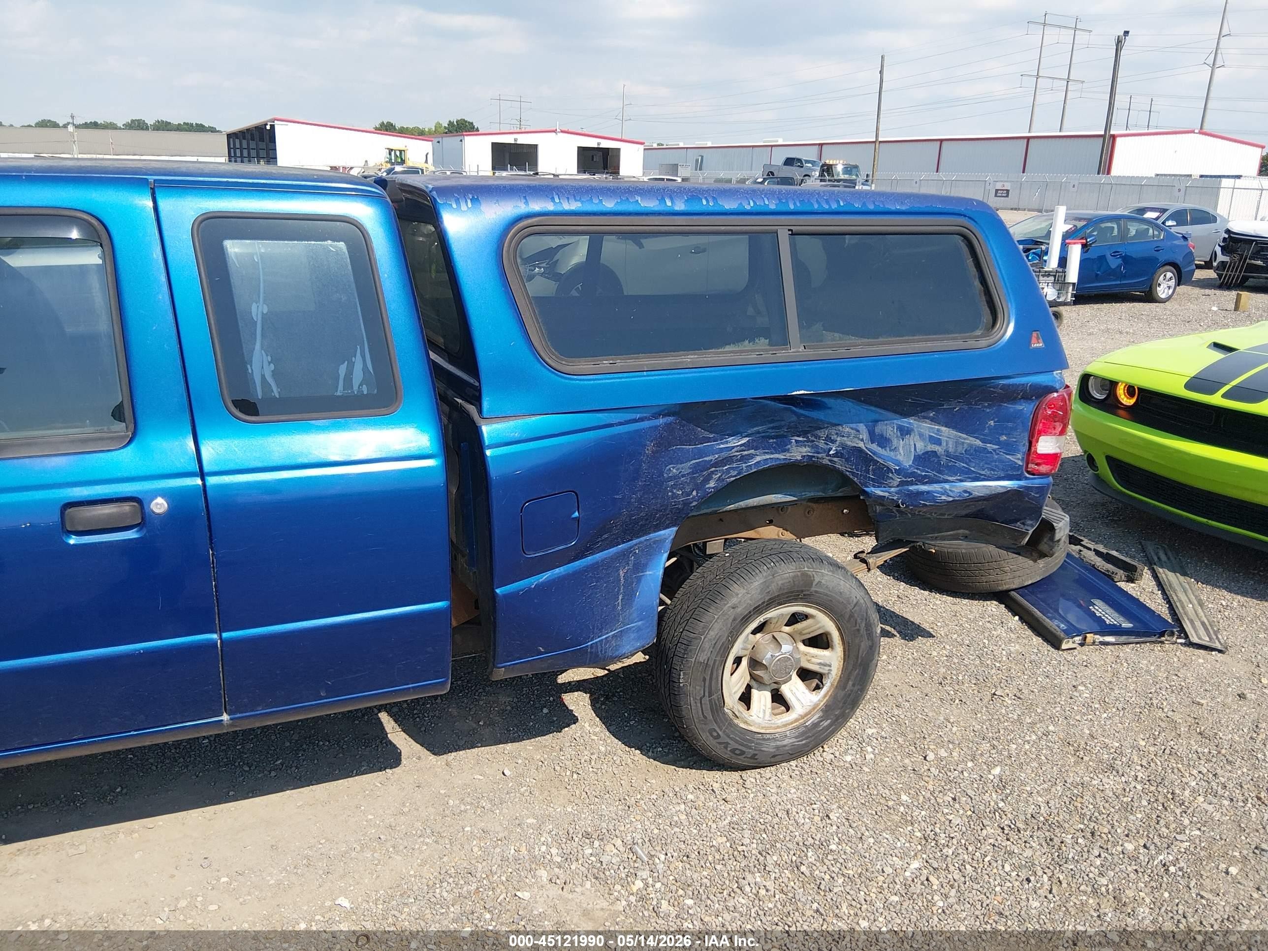 2007 Ford Ranger Stx/xl/xlt Blue vin: 1FTYR14D97PA85918