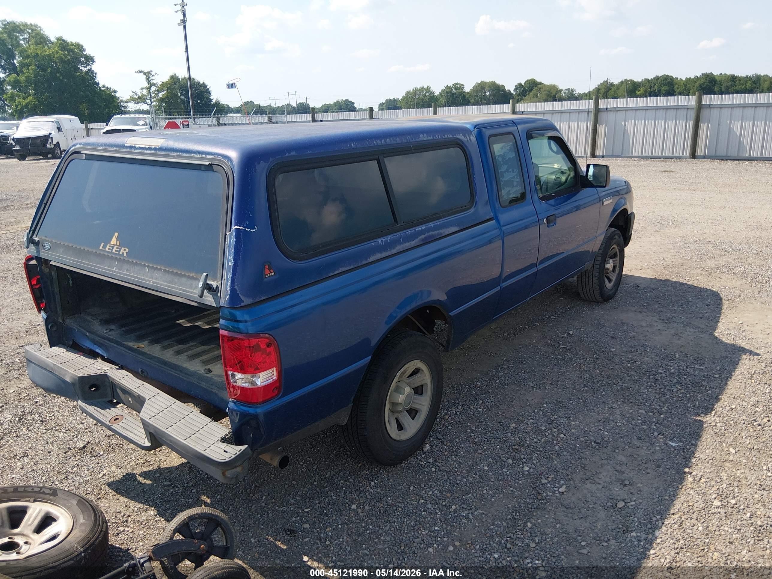 2007 Ford Ranger Stx/xl/xlt Blue vin: 1FTYR14D97PA85918