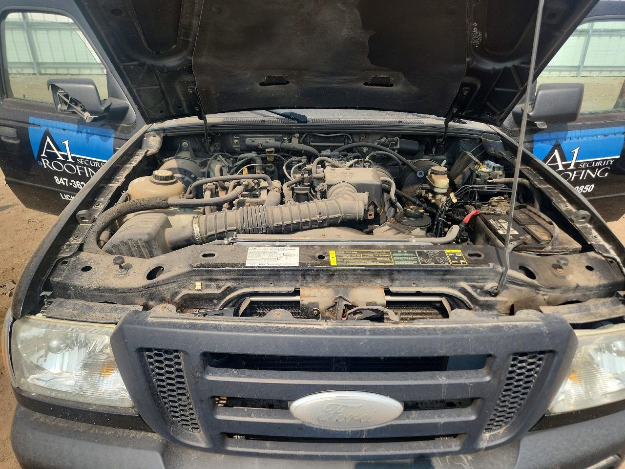 2006 Ford Ranger Super Cab Black vin: 1FTYR14DX6PA18632
