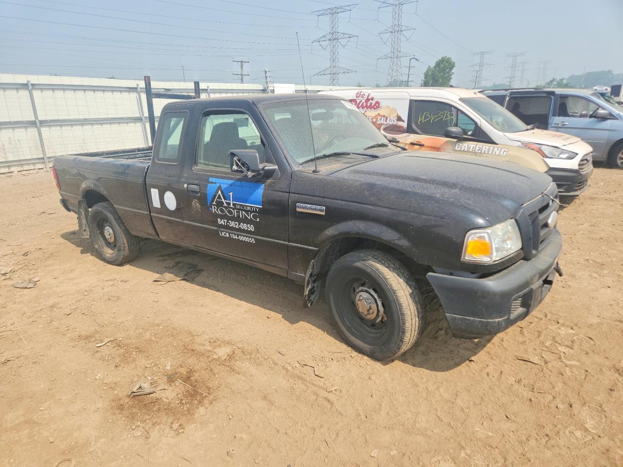 2006 Ford Ranger Super Cab Black vin: 1FTYR14DX6PA18632