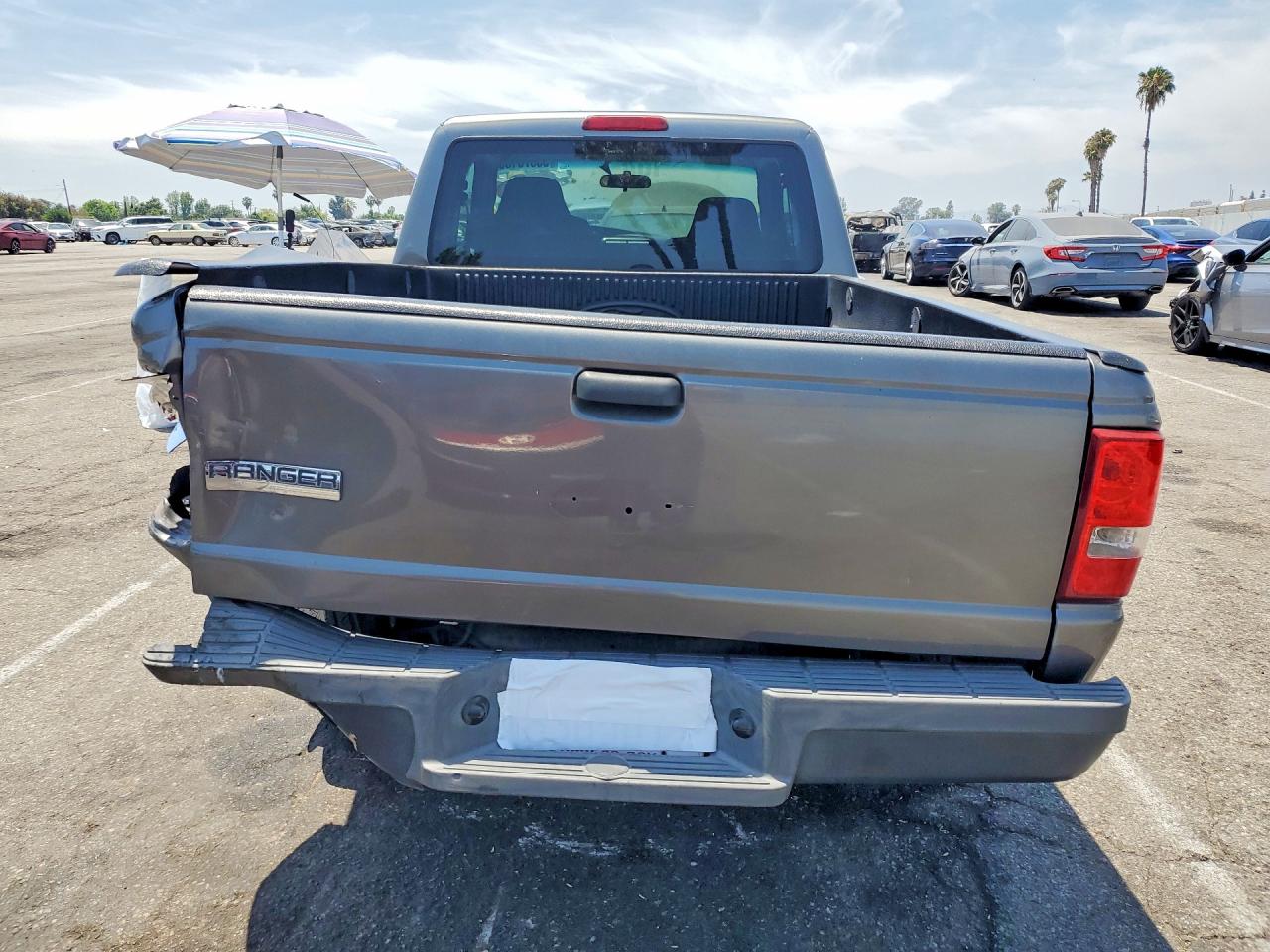 2008 Ford Ranger Super Cab Gray vin: 1FTYR14DX8PA72452