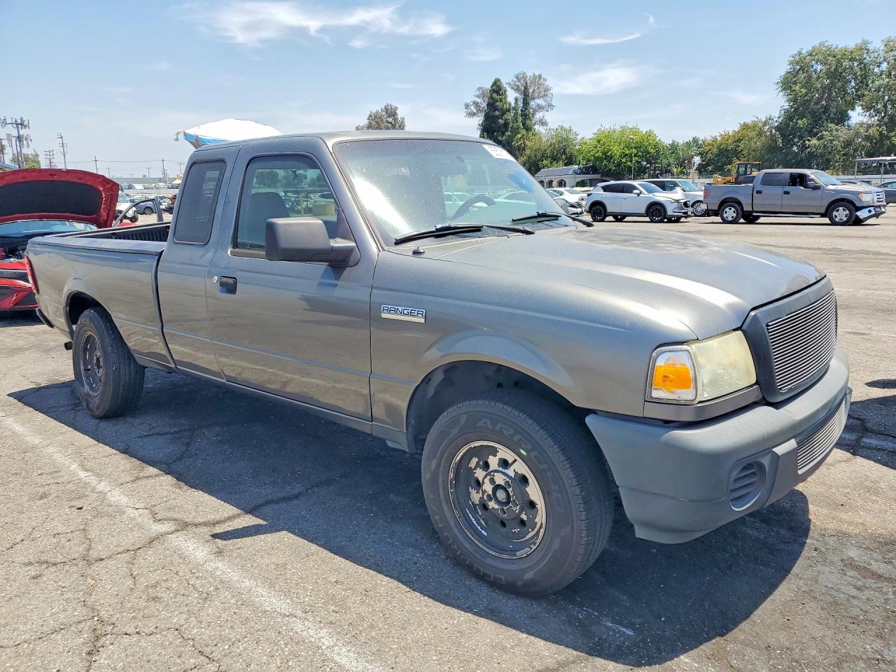 2008 Ford Ranger Super Cab Gray vin: 1FTYR14DX8PA72452