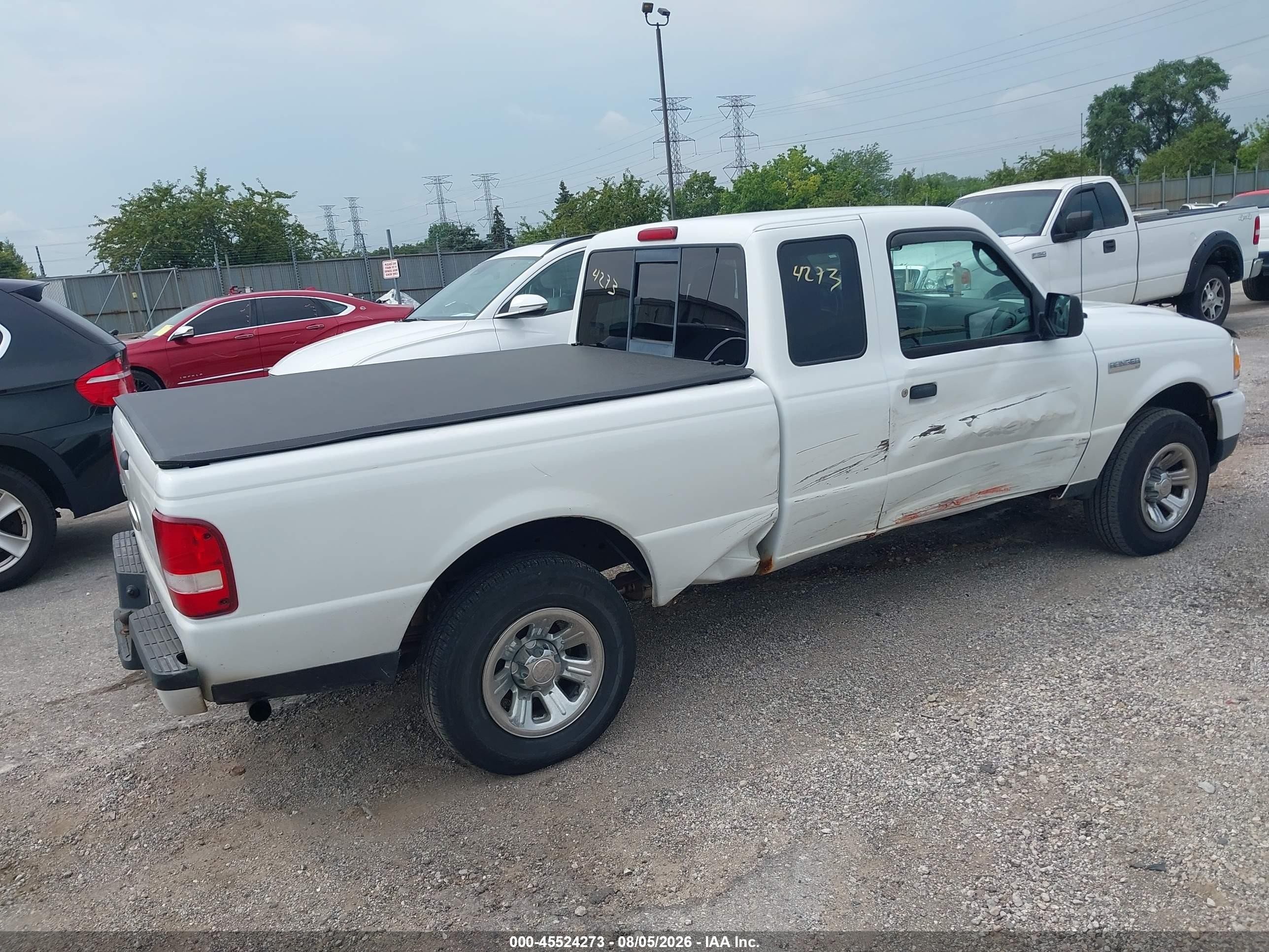 2008 Ford Ranger Xl/xlt White vin: 1FTYR14DX8PB16322