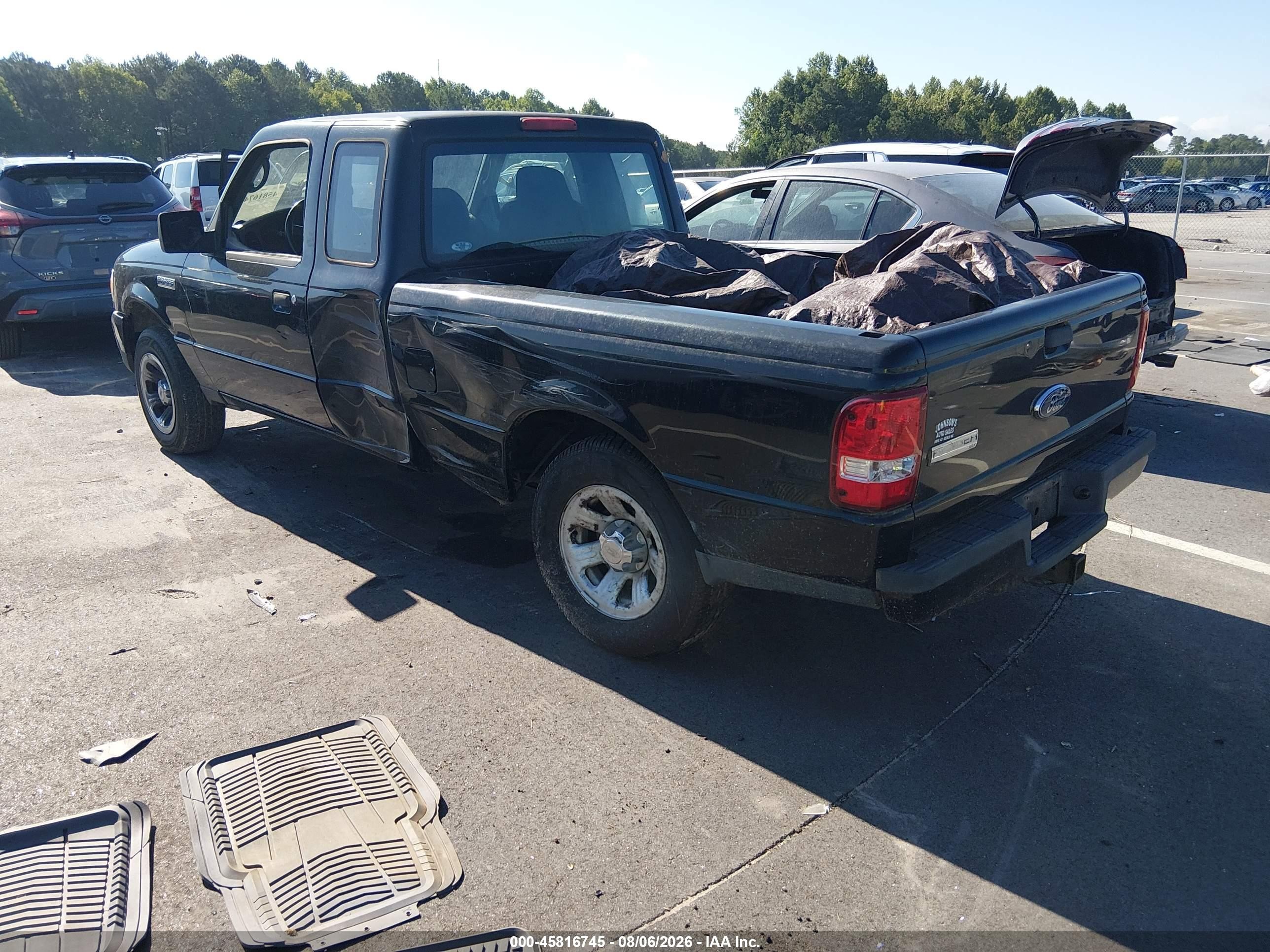 2009 Ford Ranger Xlt Black vin: 1FTYR14DX9PA04377
