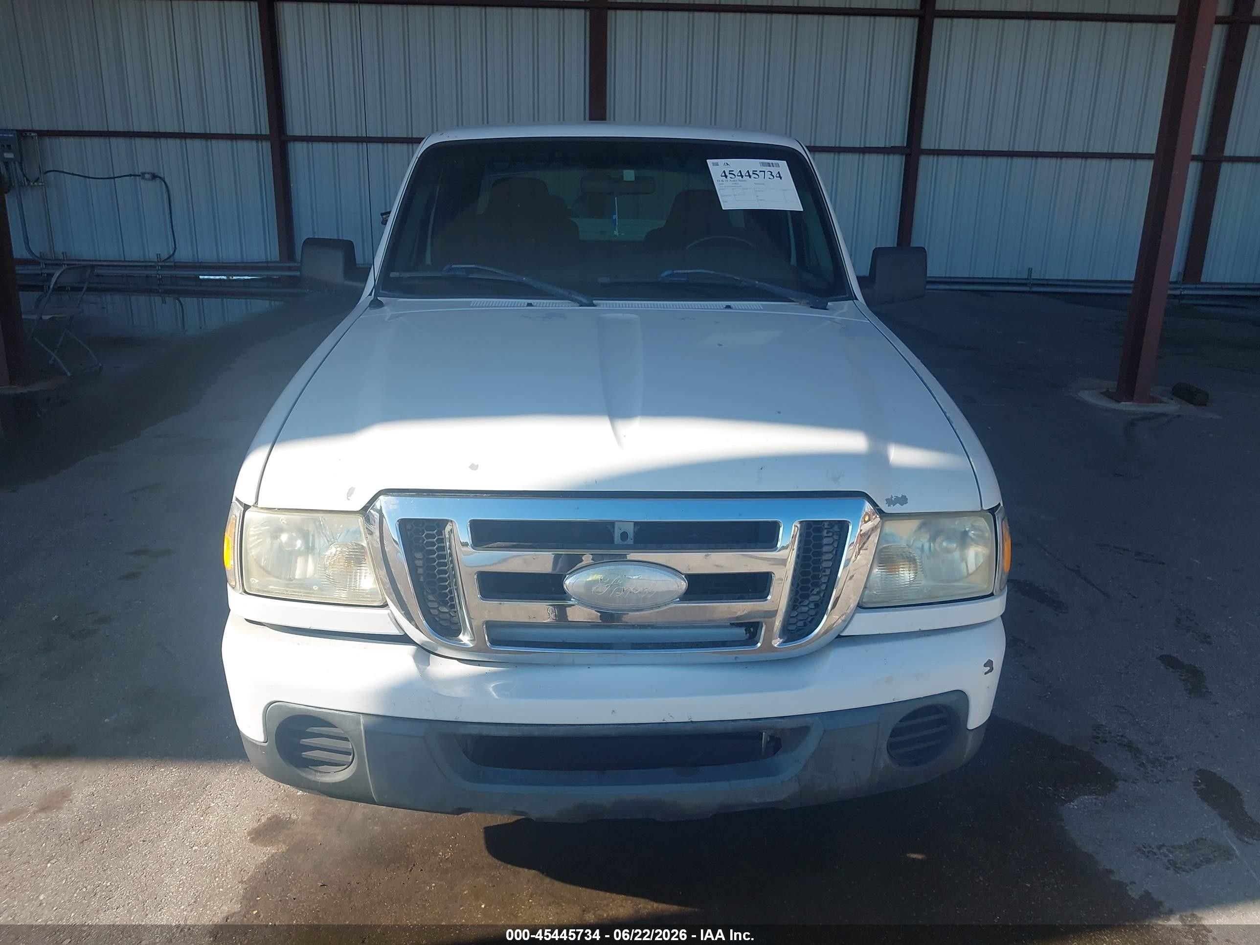 2009 Ford Ranger Xl/xlt White vin: 1FTYR14DX9PA31062