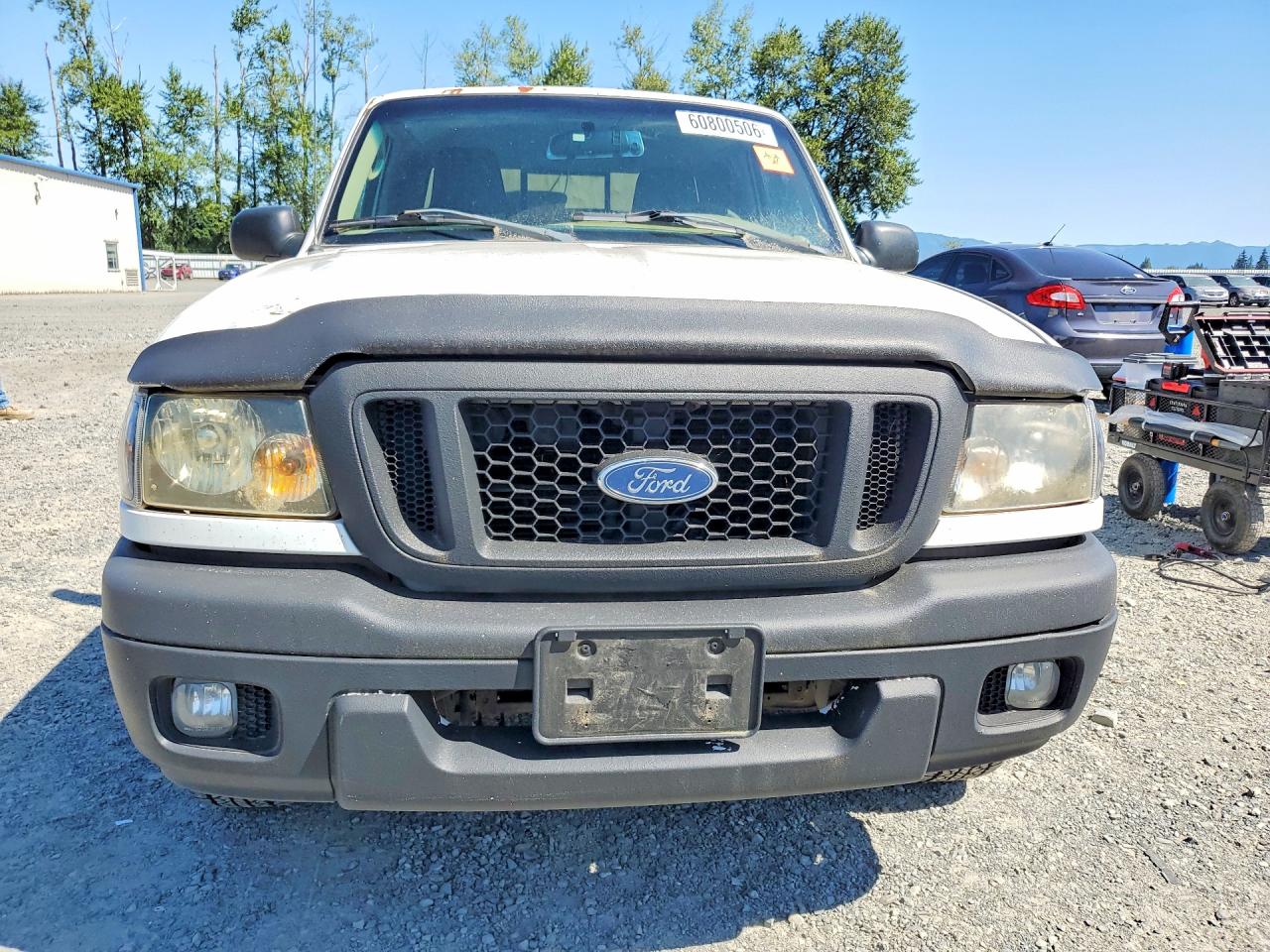 2005 Ford Ranger Super Cab White vin: 1FTYR14E05PA99759