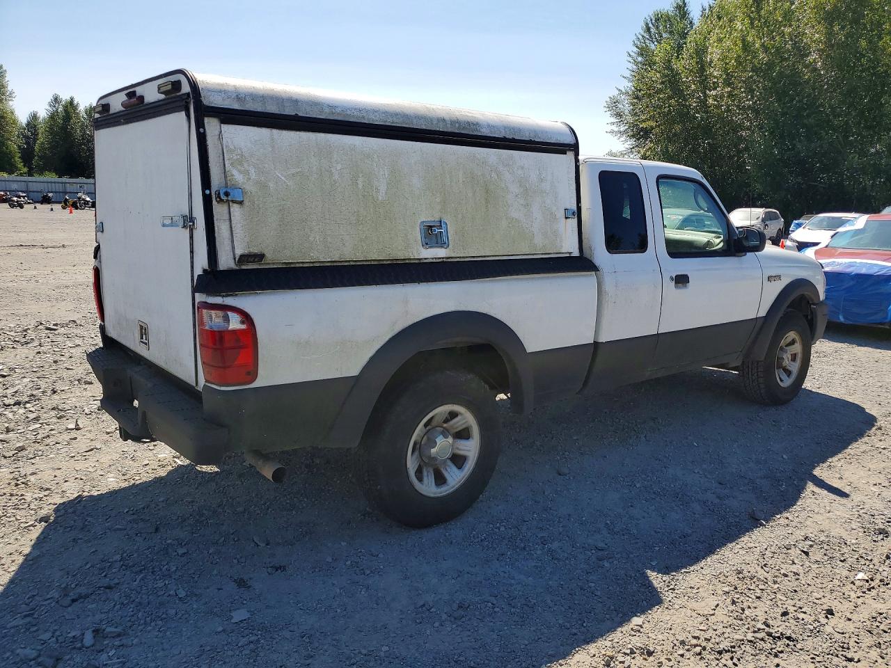 2005 Ford Ranger Super Cab White vin: 1FTYR14E05PA99759