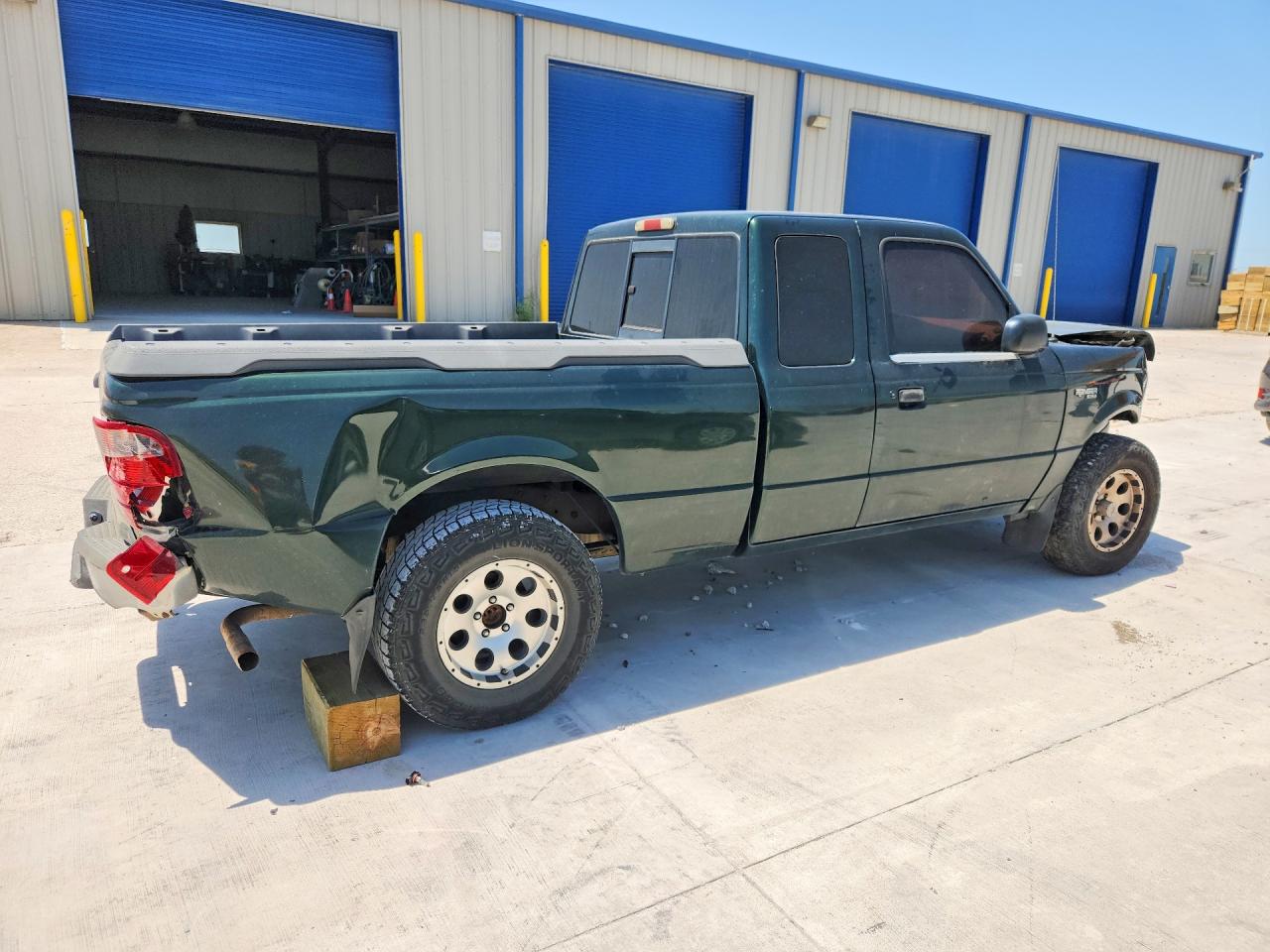 2001 Ford Ranger Super Cab Green vin: 1FTYR14E11PA52394